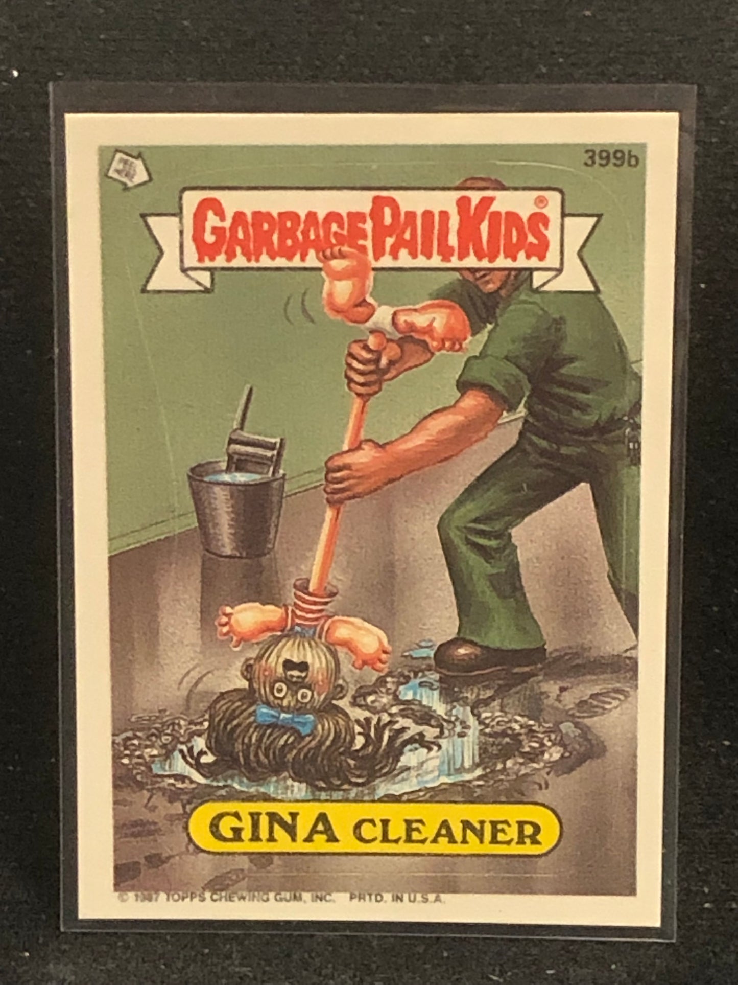 Garbage Pail Kids Original Series 10 (os10) 399b Gina Cleaner