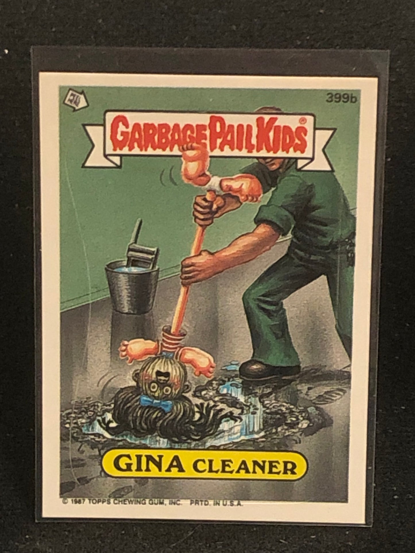 Garbage Pail Kids Original Series 10 (os10) 399b Gina Cleaner