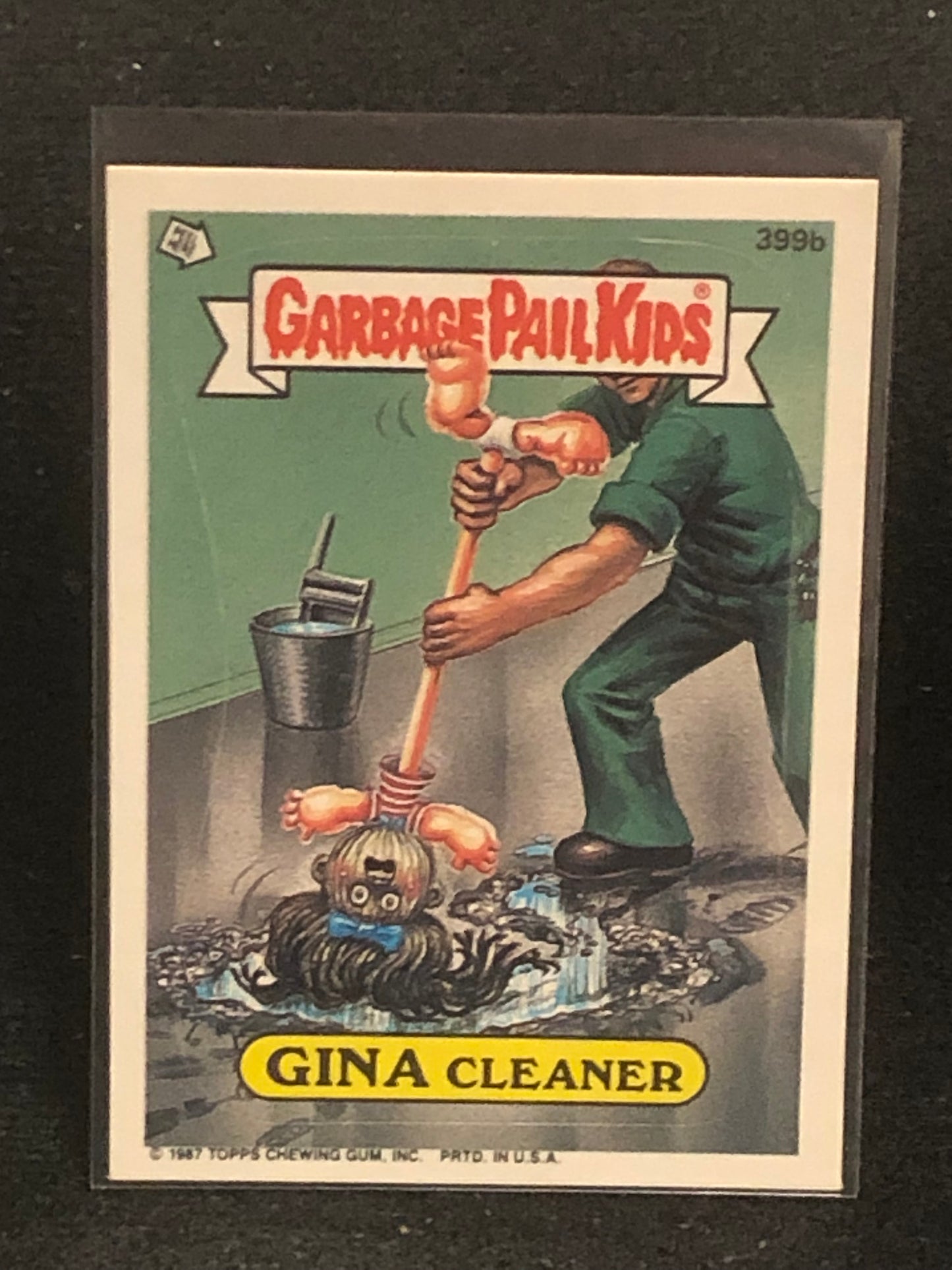 Garbage Pail Kids Original Series 10 (os10) 399b Gina Cleaner