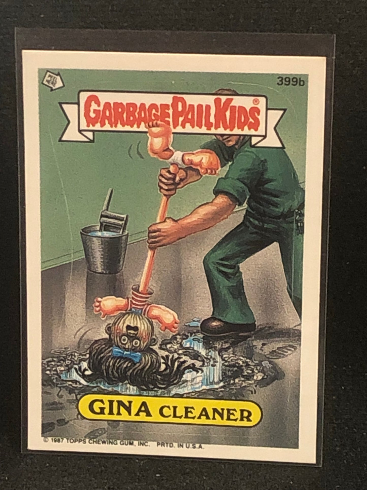 Garbage Pail Kids Original Series 10 (os10) 399b Gina Cleaner