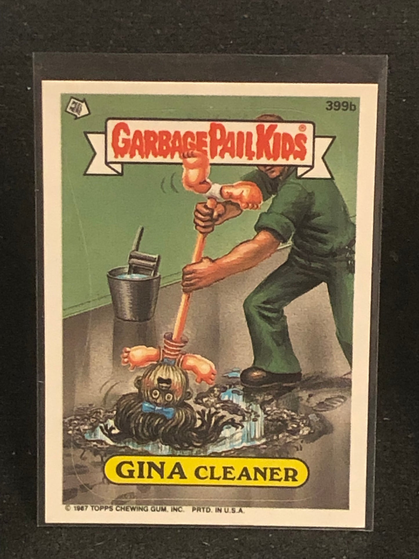 Garbage Pail Kids Original Series 10 (os10) 399b Gina Cleaner
