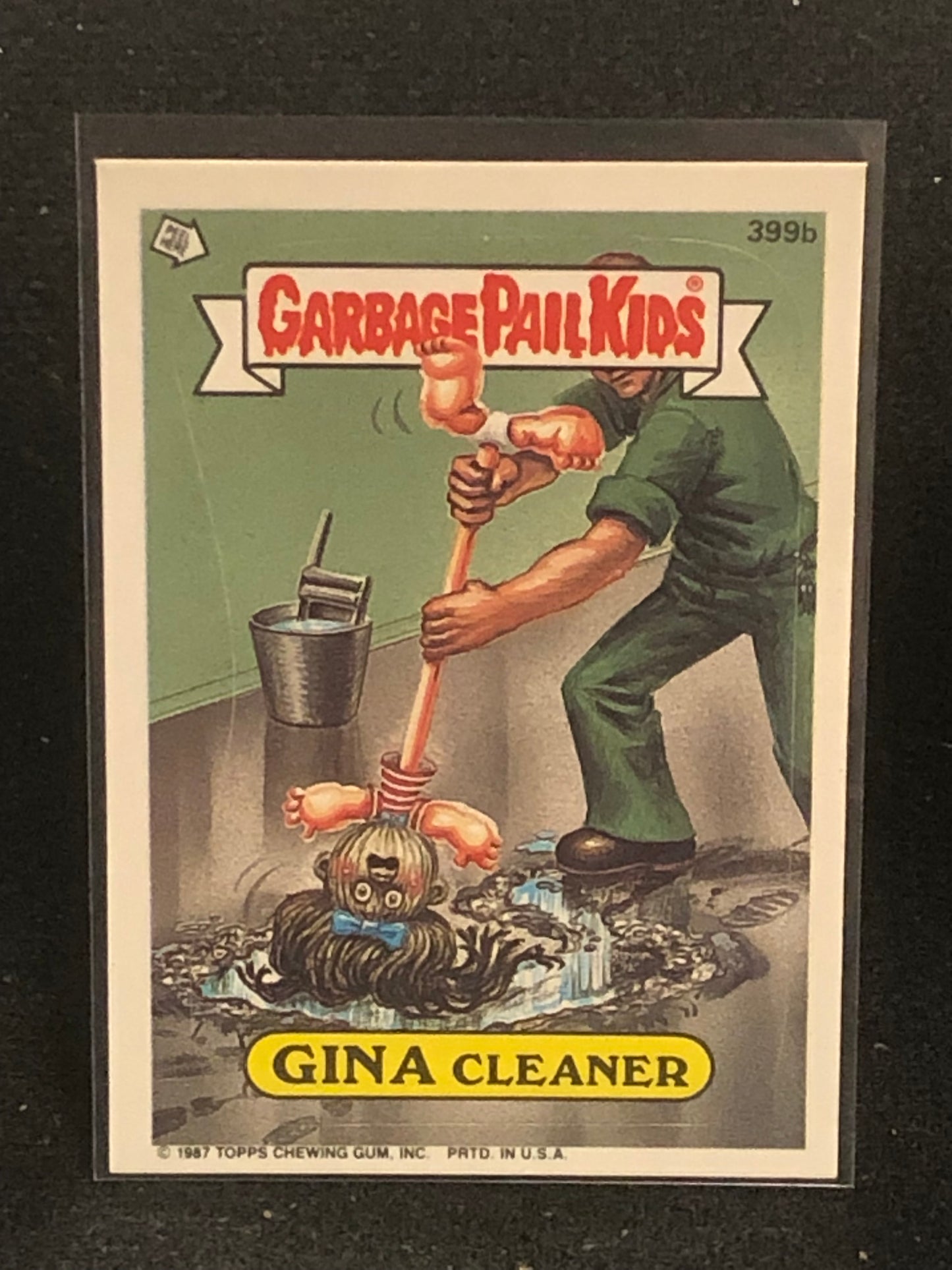 Garbage Pail Kids Original Series 10 (os10) 399b Gina Cleaner