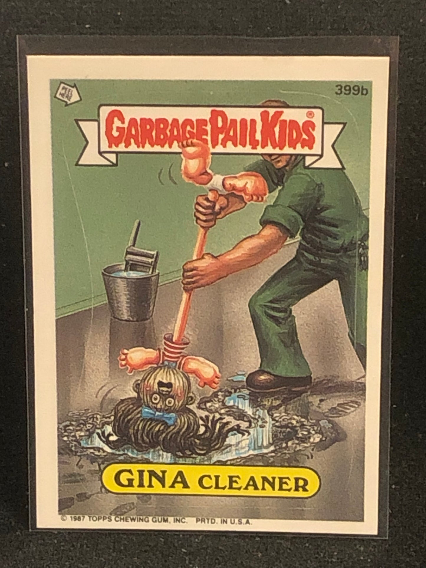 Garbage Pail Kids Original Series 10 (os10) 399b Gina Cleaner