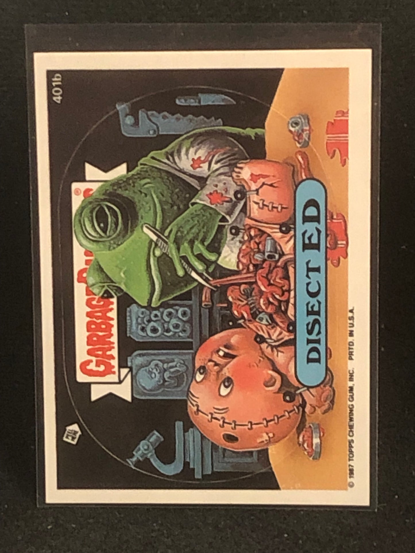 Garbage Pail Kids Original Series 10 (os10) 401b Disect Ed