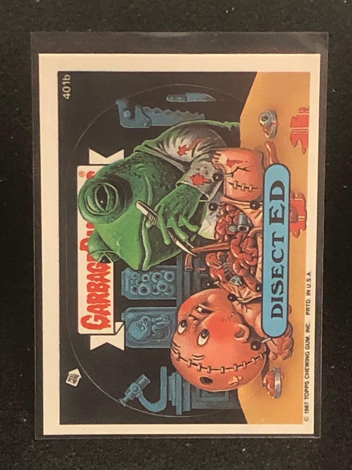 Garbage Pail Kids Original Series 10 (os10) 401b Disect Ed