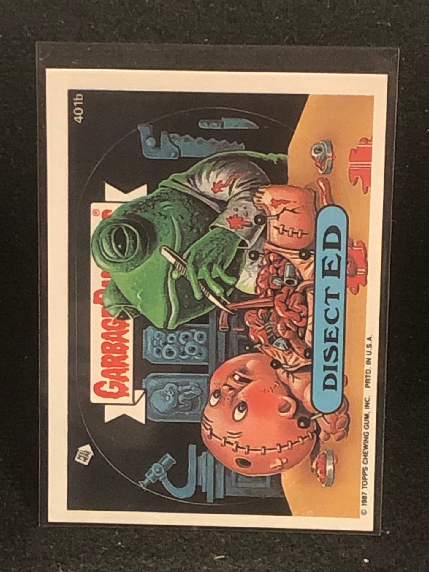 Garbage Pail Kids Original Series 10 (os10) 401b Disect Ed