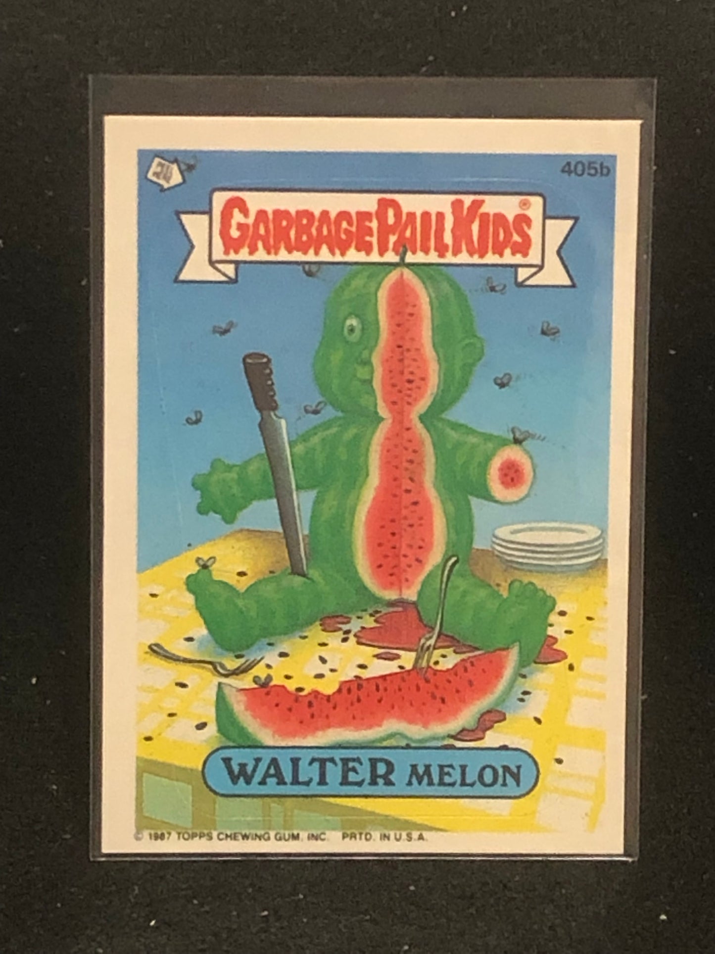 Garbage Pail Kids Original Series 10 (os10) 405b Walter Melon