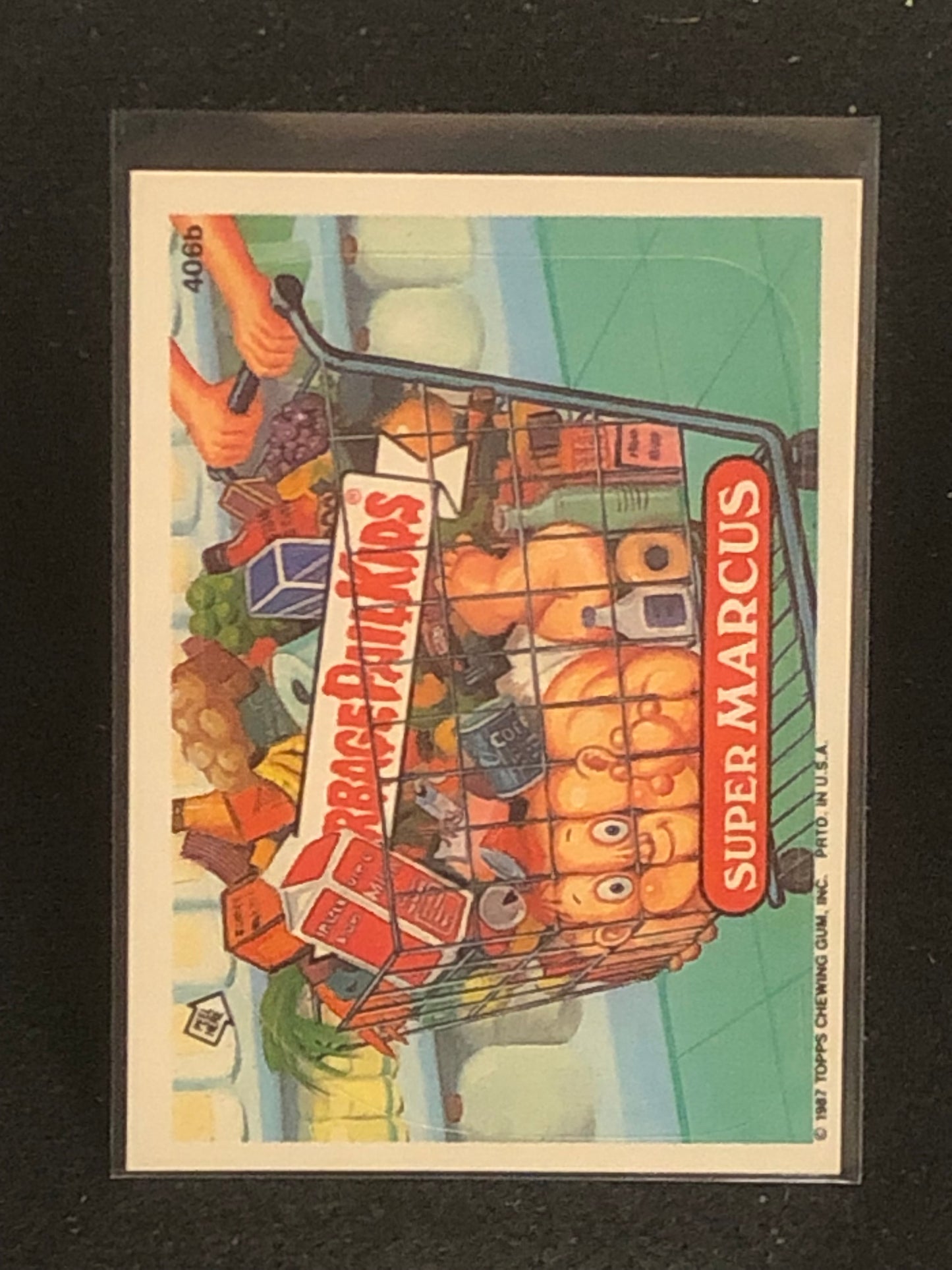 Garbage Pail Kids Original Series 10 (os10) 406b Super Marcus