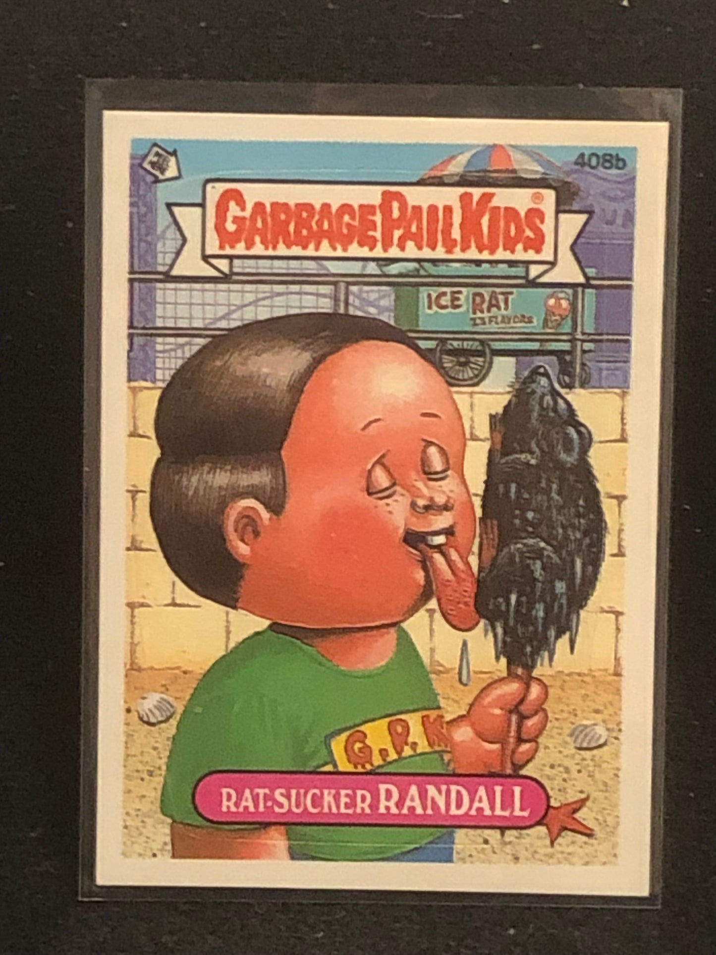 Garbage Pail Kids Original Series 10 (os10) 408b Rat Sucker Randall
