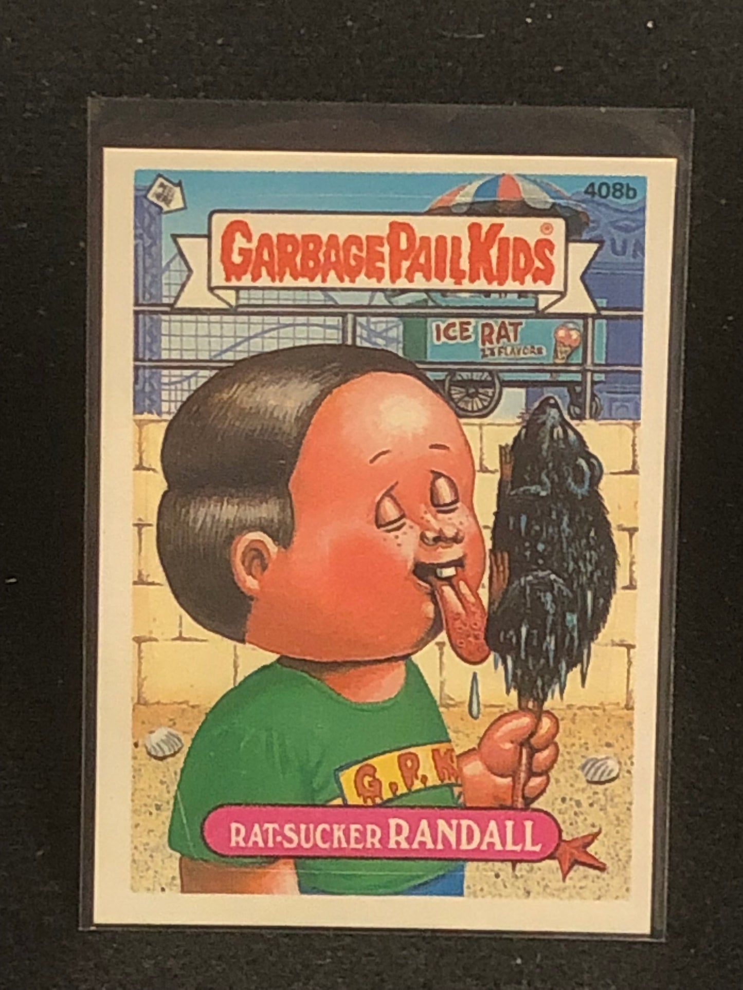 Garbage Pail Kids Original Series 10 (os10) 408b Rat Sucker Randall