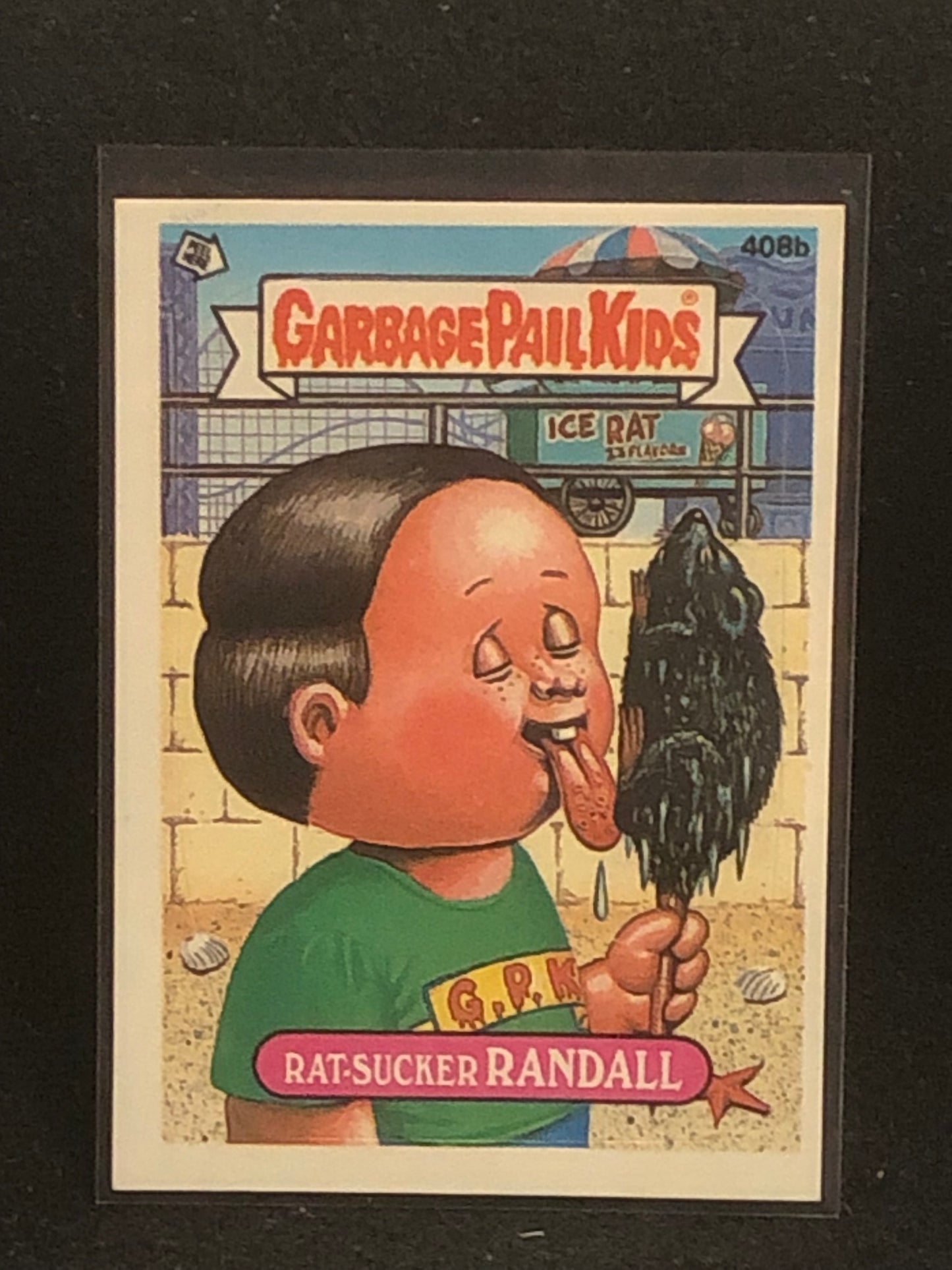 Garbage Pail Kids Original Series 10 (os10) 408b Rat Sucker Randall
