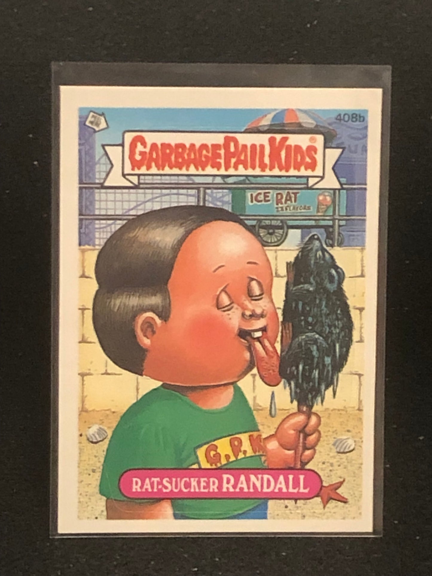 Garbage Pail Kids Original Series 10 (os10) 408b Rat Sucker Randall
