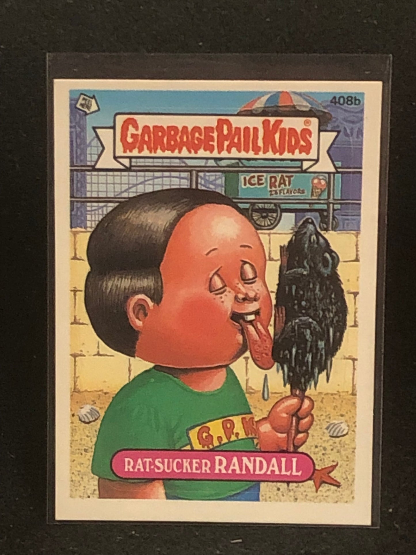 Garbage Pail Kids Original Series 10 (os10) 408b Rat Sucker Randall
