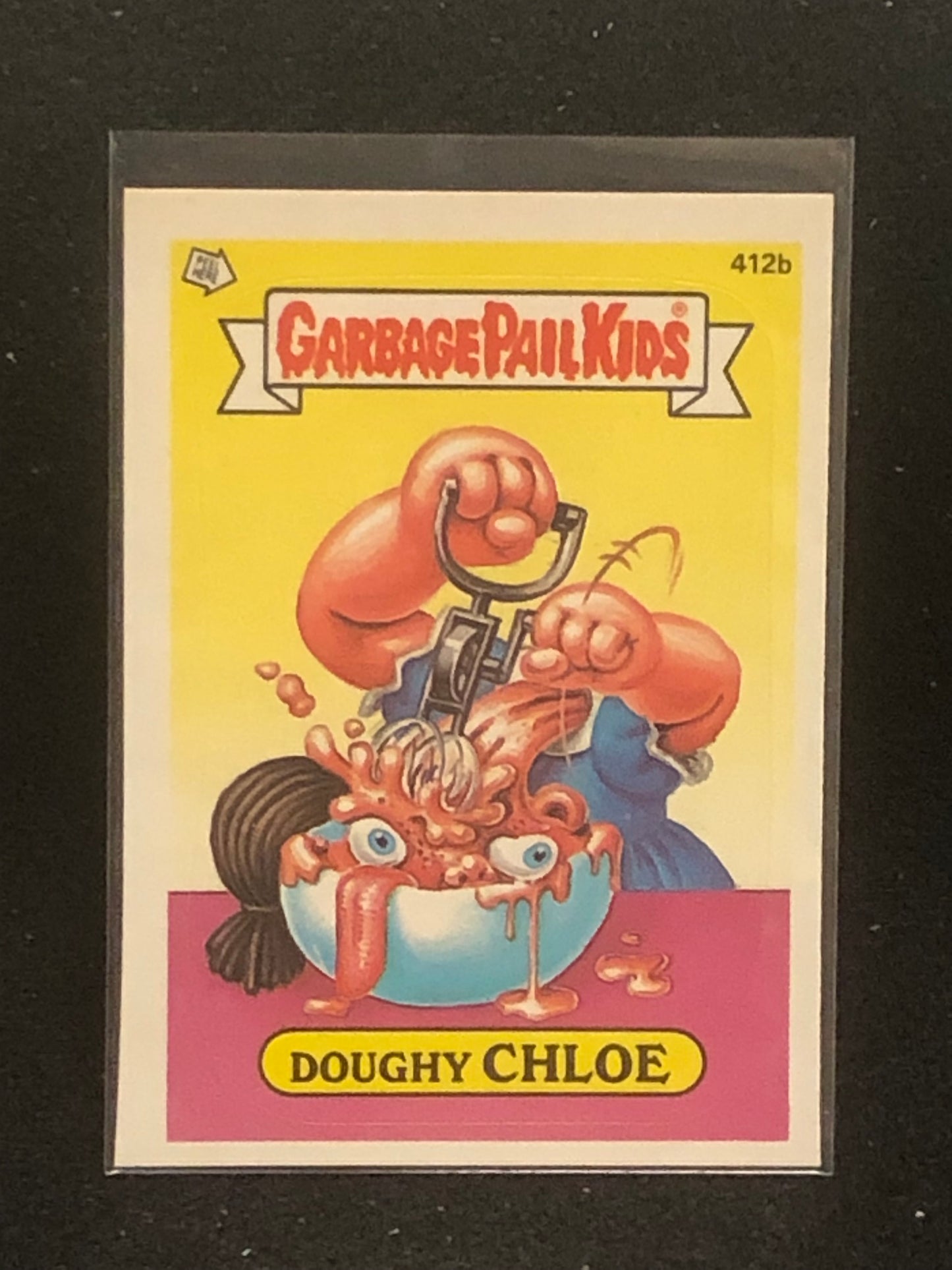 Garbage Pail Kids Original Series 10 (os10) 412b Doughy Chloe