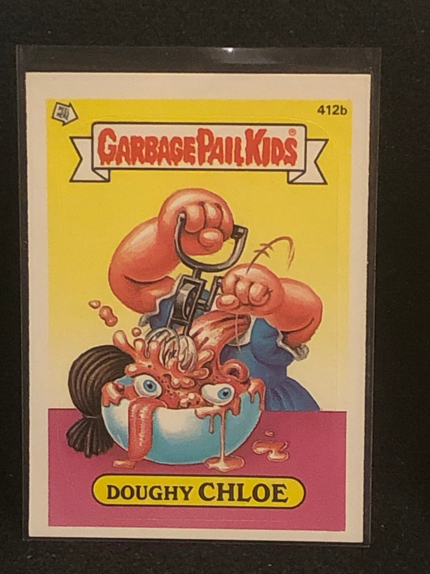Garbage Pail Kids Original Series 10 (os10) 412b Doughy Chloe