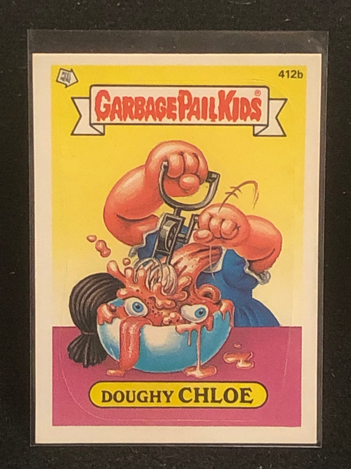 Garbage Pail Kids Original Series 10 (os10) 412b Doughy Chloe