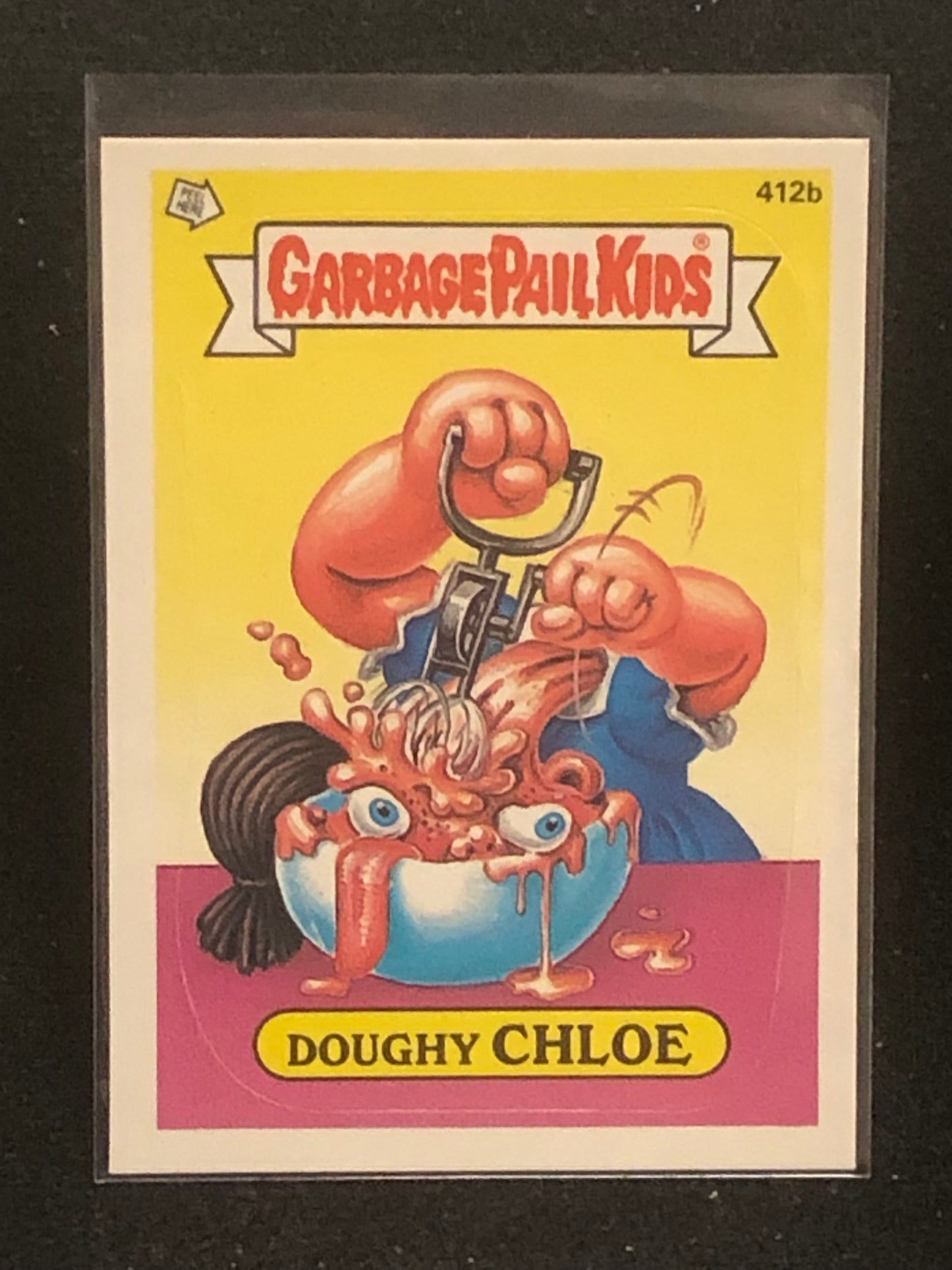 Garbage Pail Kids Original Series 10 (os10) 412b Doughy Chloe