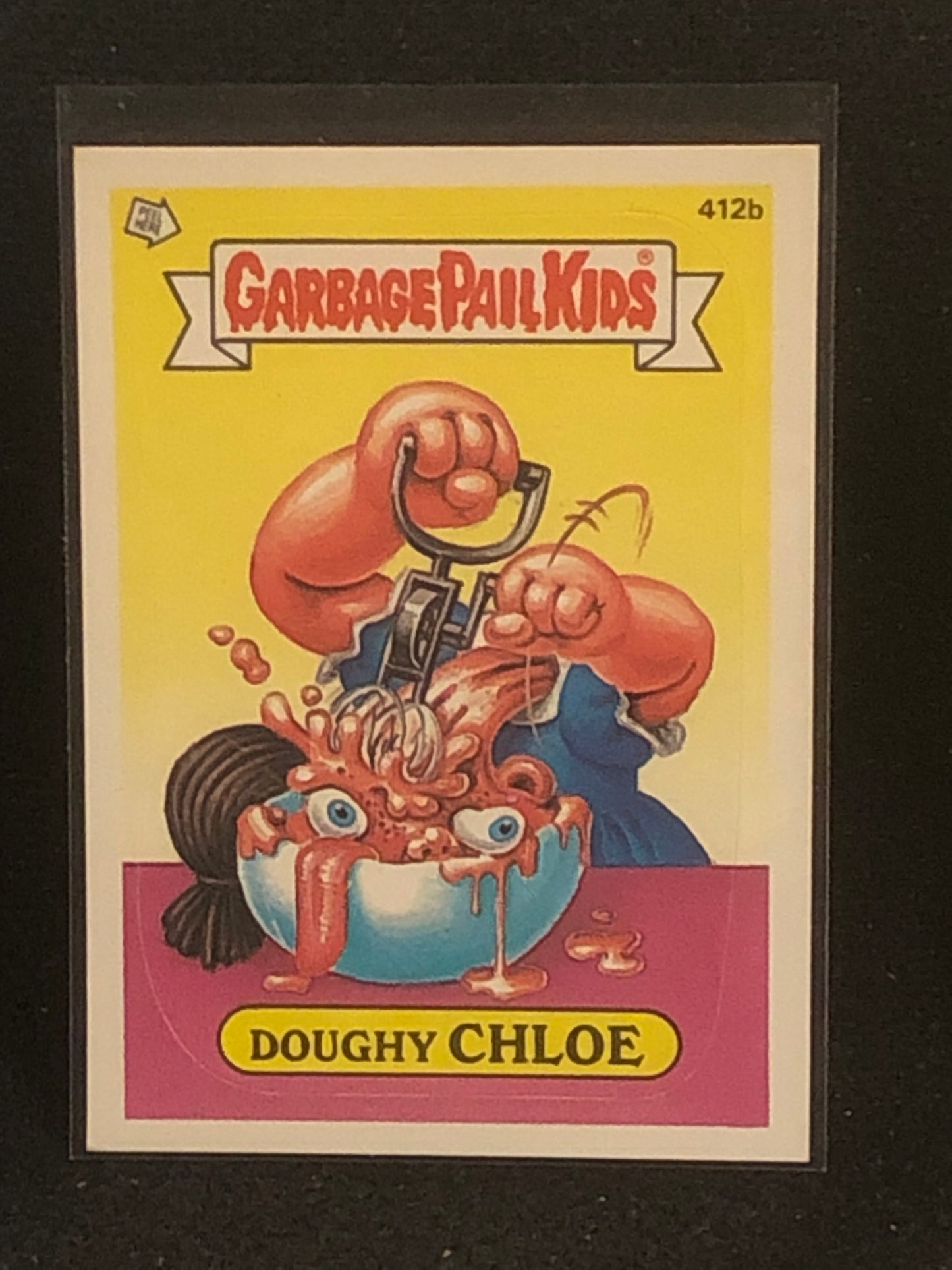 Garbage Pail Kids Original Series 10 (os10) 412b Doughy Chloe