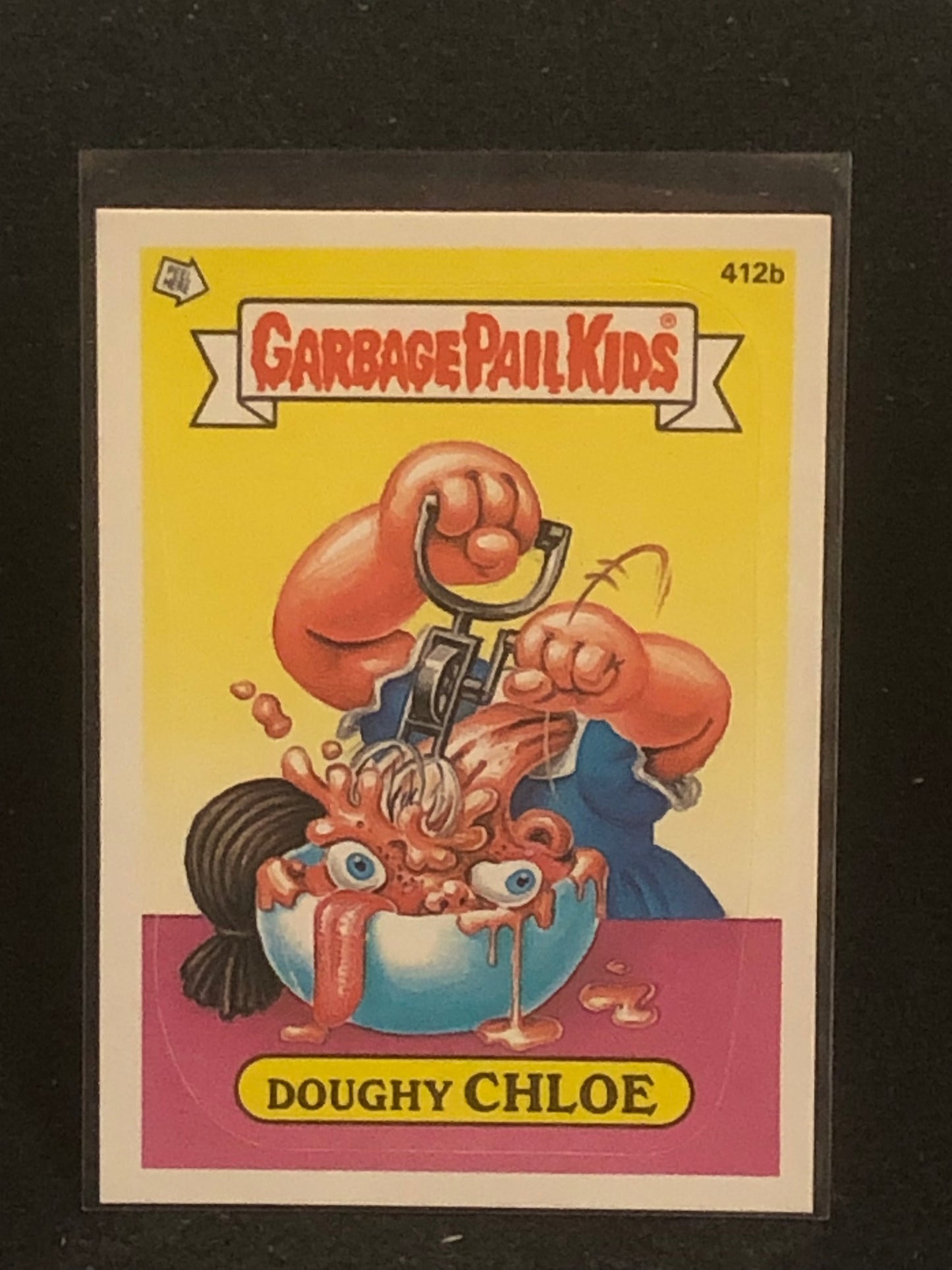Garbage Pail Kids Original Series 10 (os10) 412b Doughy Chloe