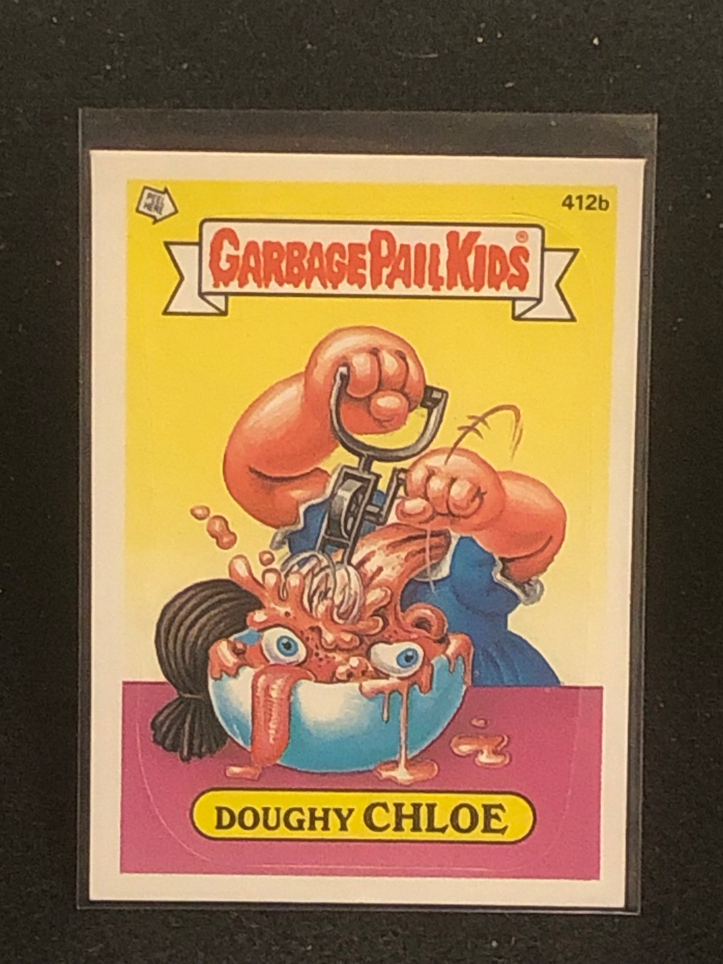 Garbage Pail Kids Original Series 10 (os10) 412b Doughy Chloe