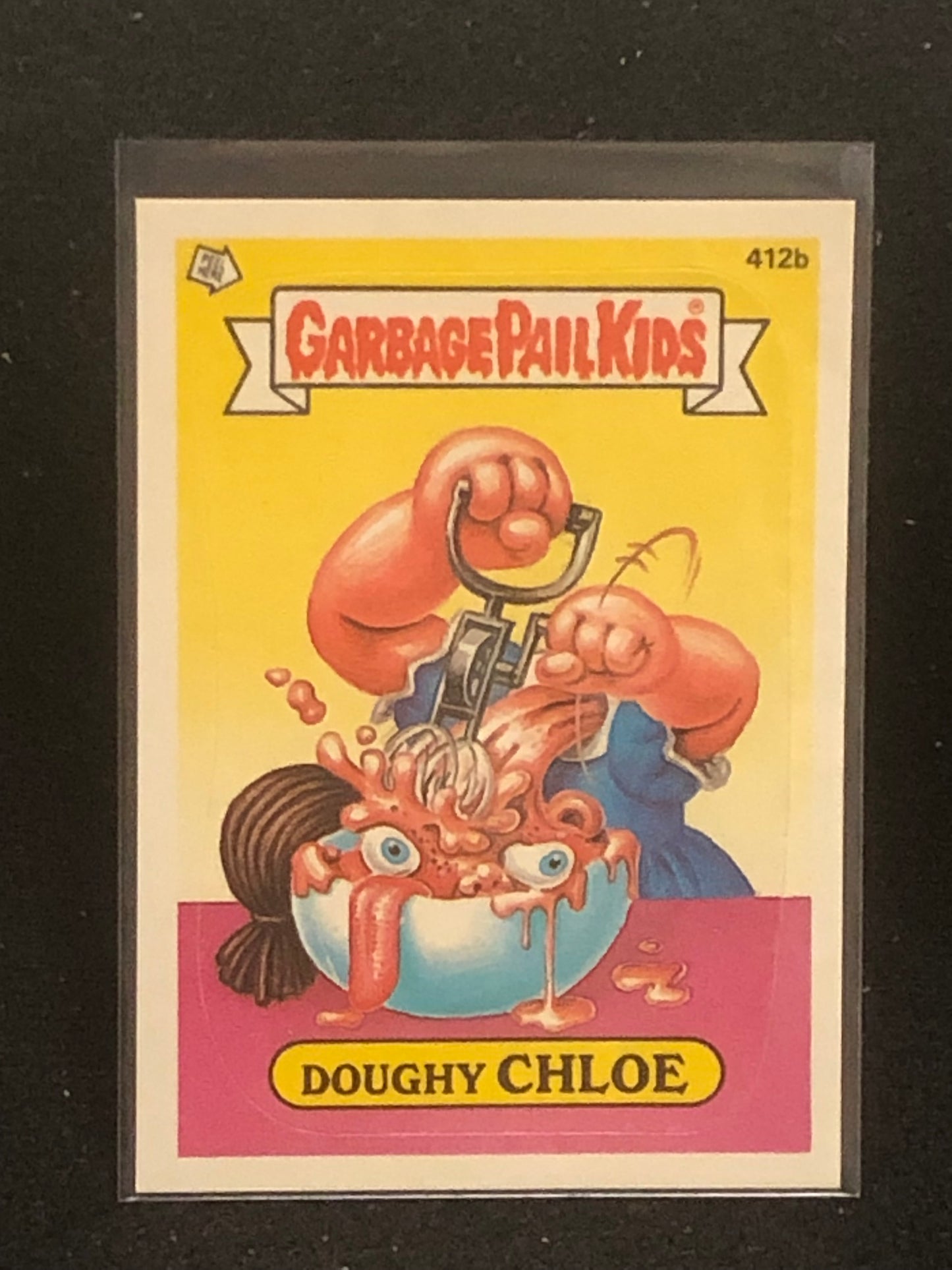 Garbage Pail Kids Original Series 10 (os10) 412b Doughy Chloe