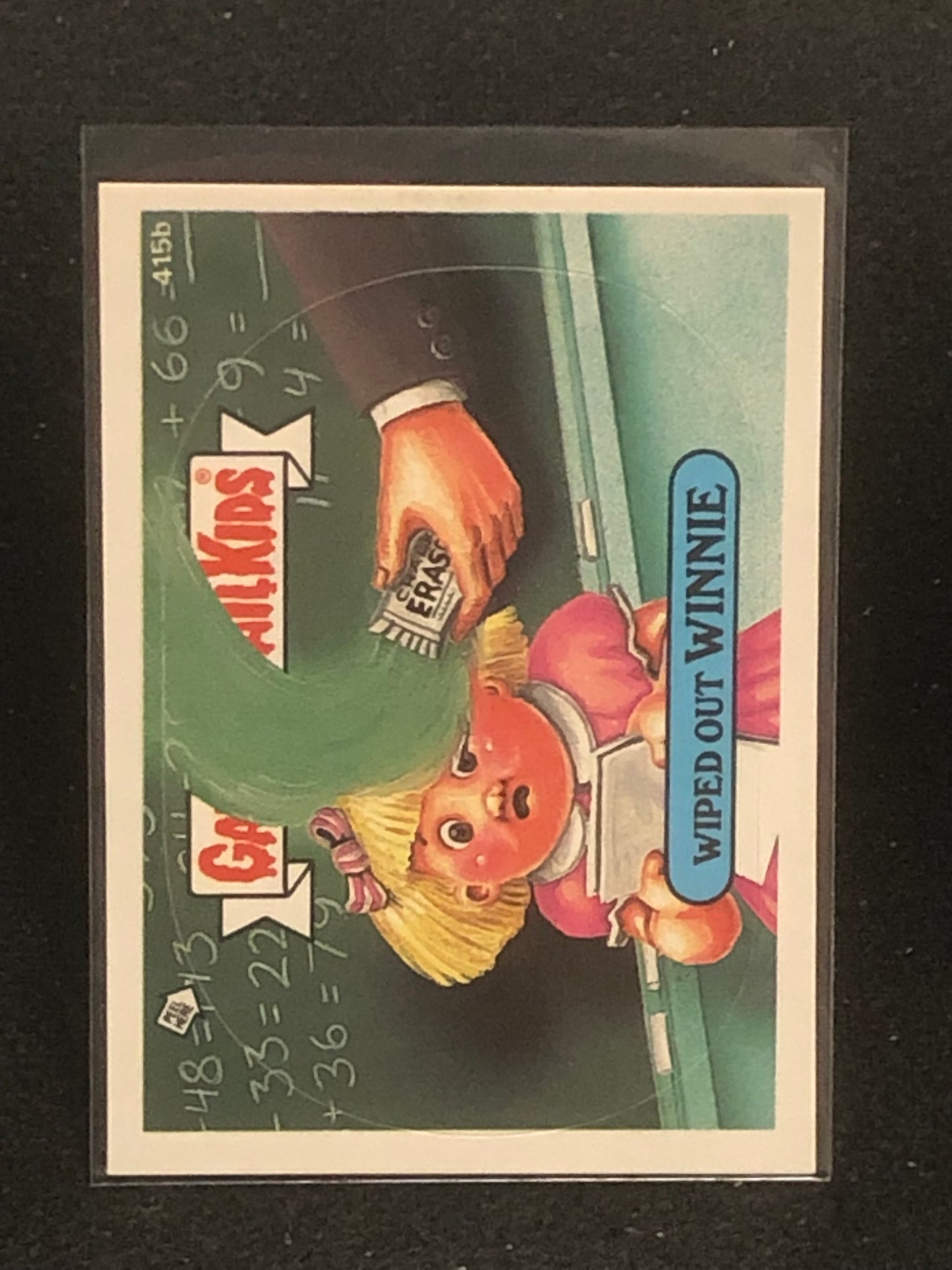 Garbage Pail Kids Original Series 10 (os10) 415b Wiped Out Winnie