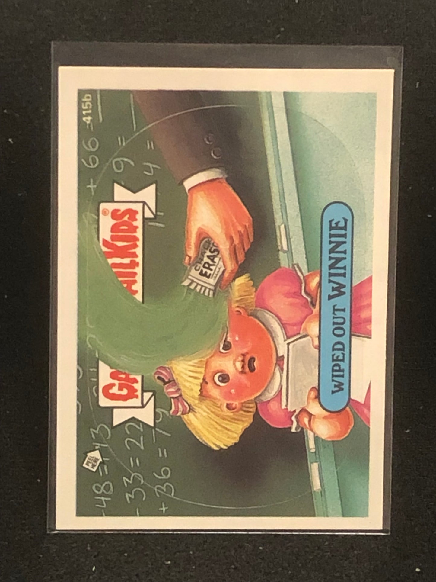 Garbage Pail Kids Original Series 10 (os10) 415b Wiped Out Winnie