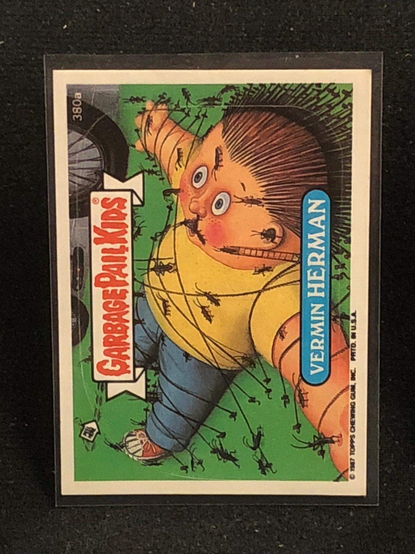 Garbage Pail Kids Original Series 10 (os10) 380a Vermin Herman