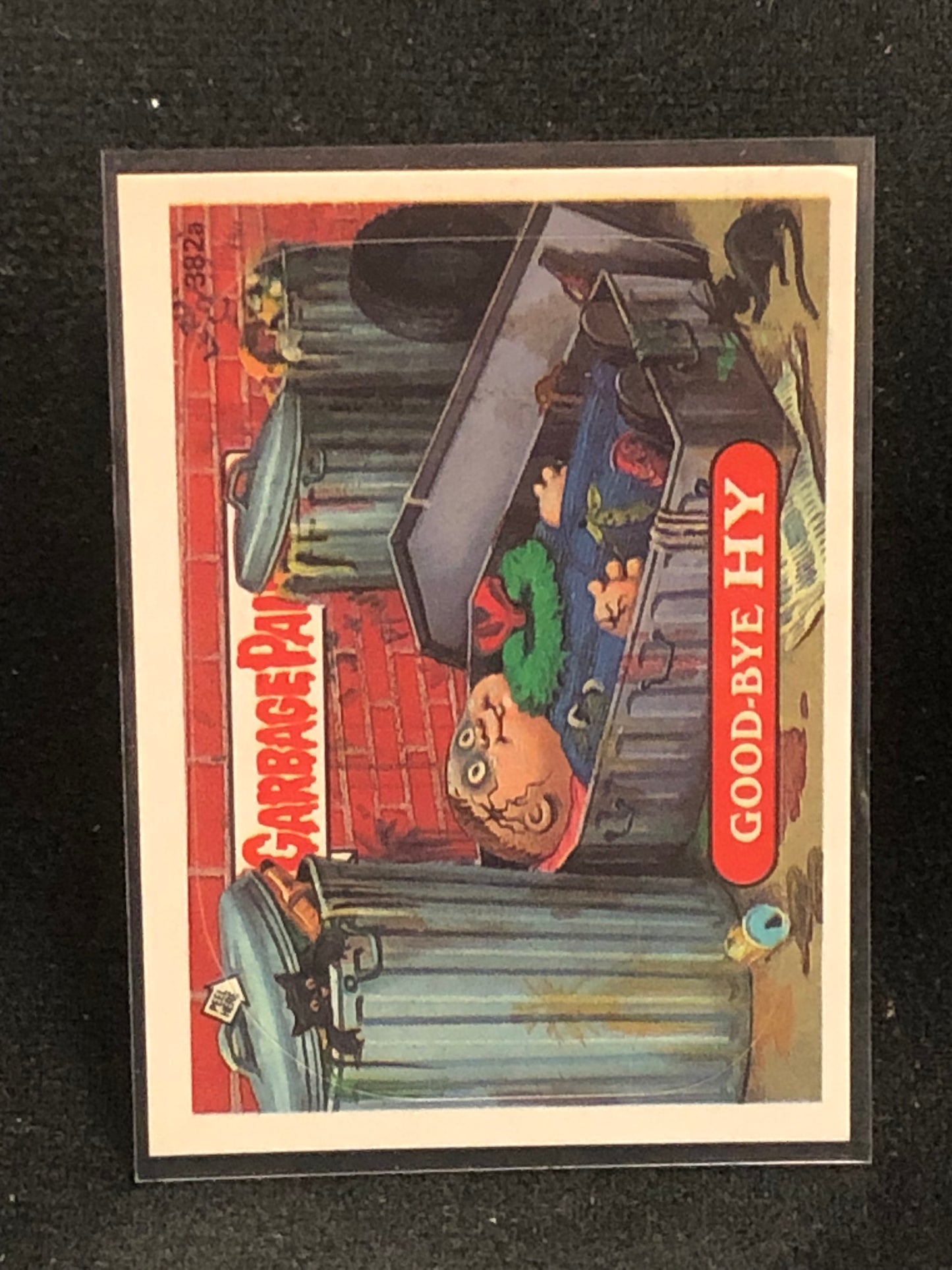 Garbage Pail Kids Original Series 10 (os10) 382a Good Bye Hy