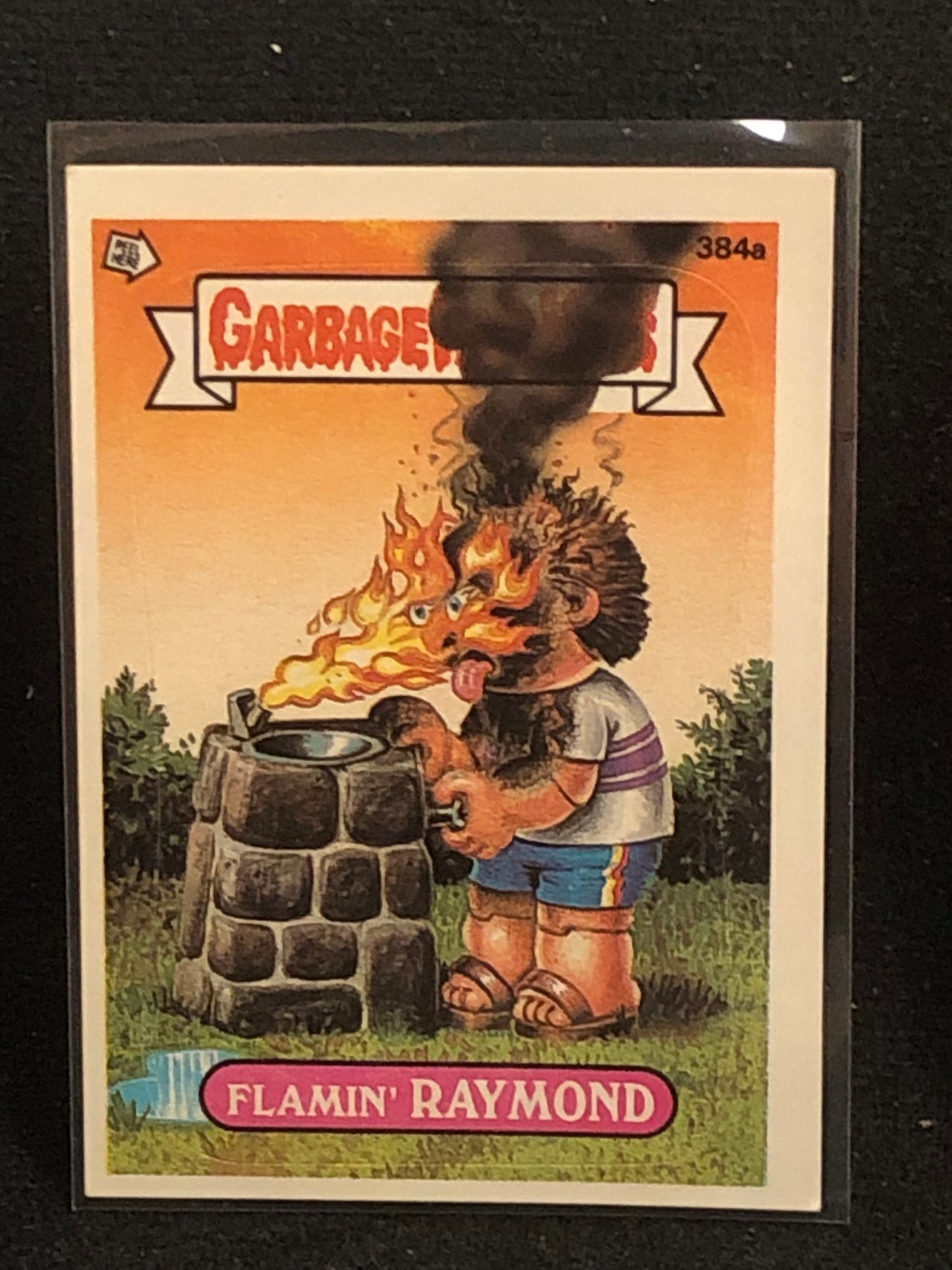 Garbage Pail Kids Original Series 10 (os10) 384a Flamin Raymond