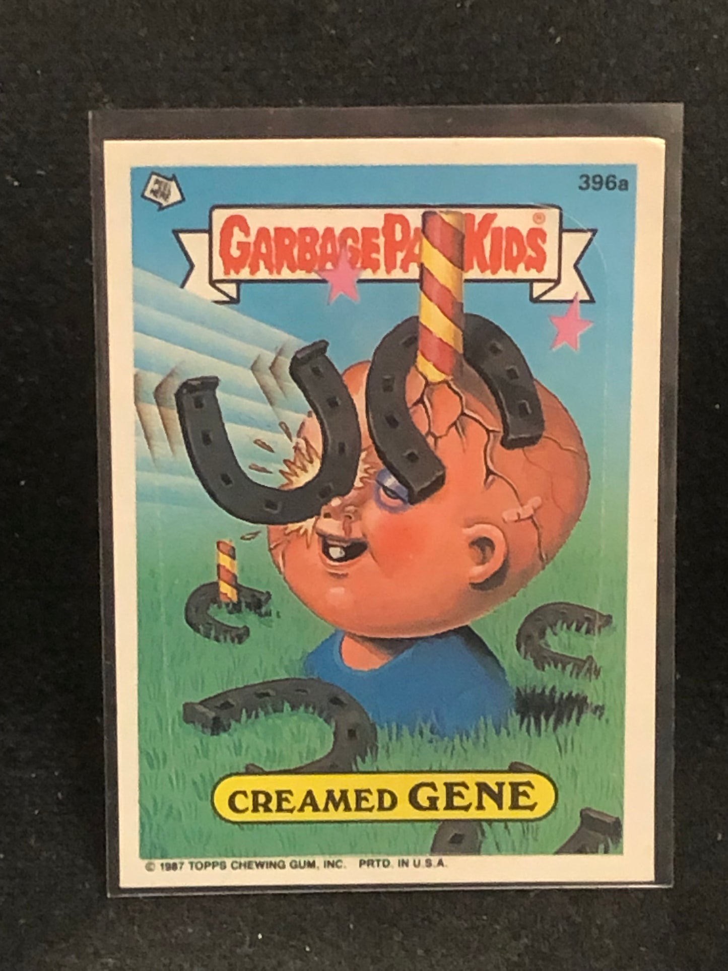 Garbage Pail Kids Original Series 10 (os10) 396a Creamed Gene
