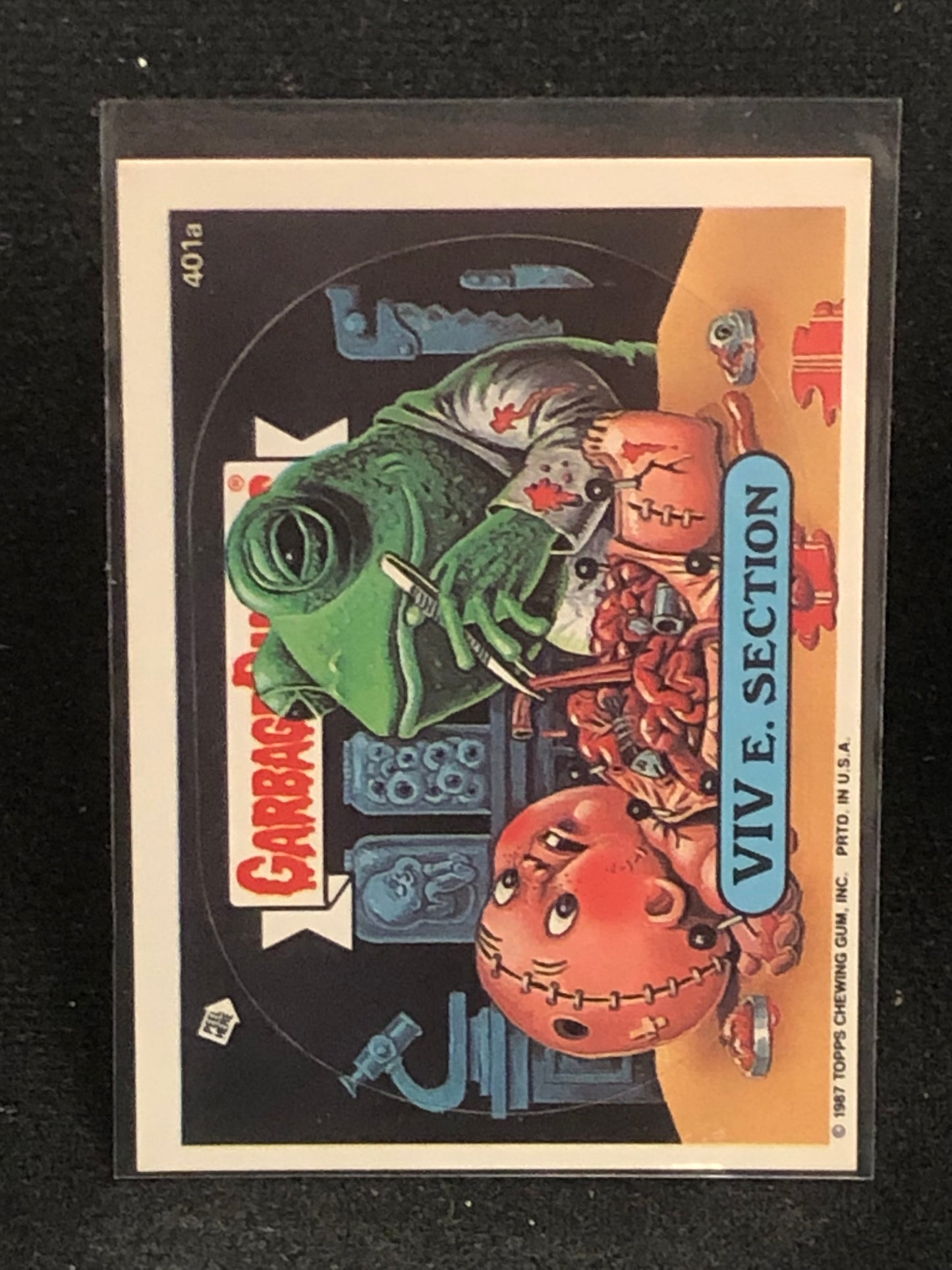 Garbage Pail Kids Original Series 10 (os10) 401a Viv E Section