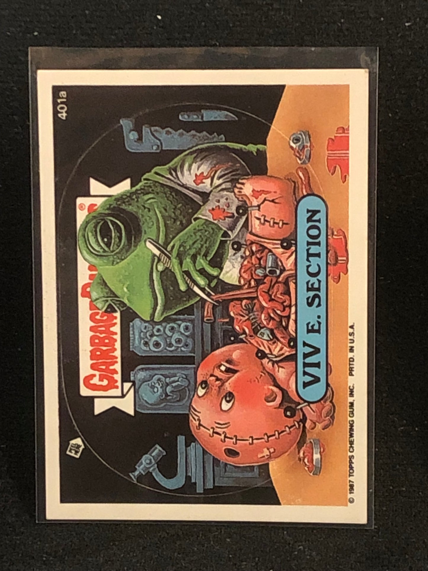 Garbage Pail Kids Original Series 10 (os10) 401a Viv E Section