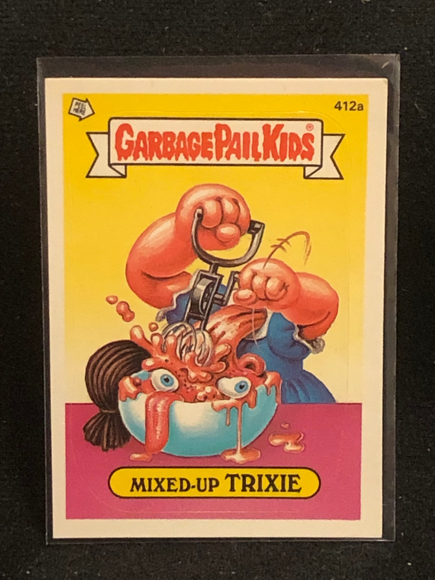 Garbage Pail Kids Original Series 10 (os10) 412a Mixed Up Trixie