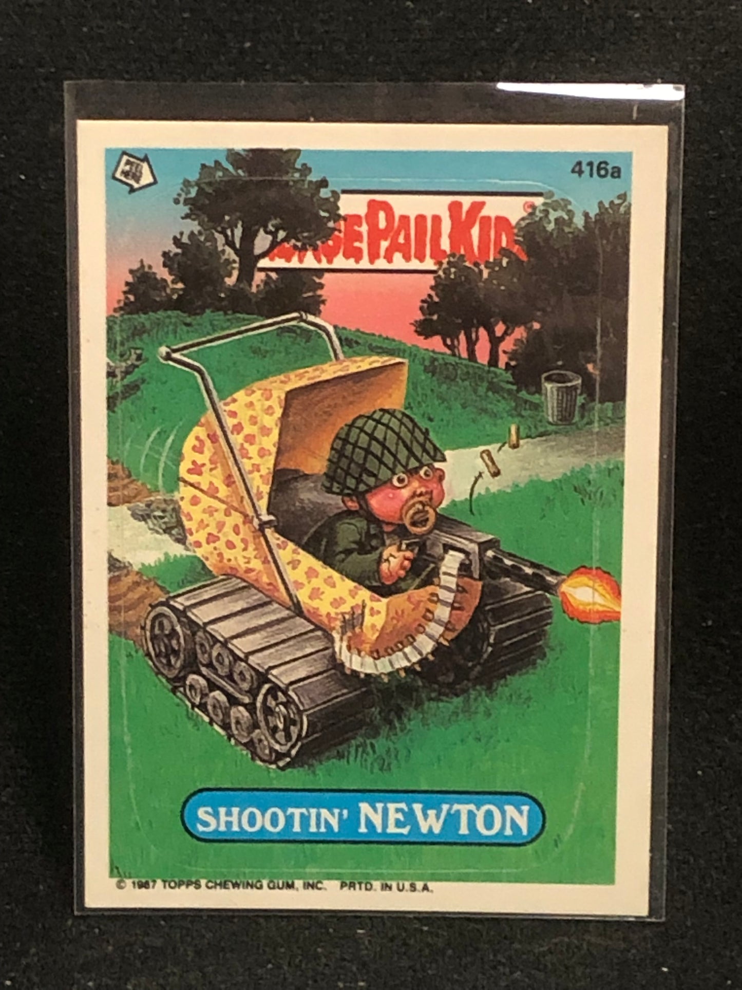 Garbage Pail Kids Original Series 10 (os10) 416a Shootin Newton