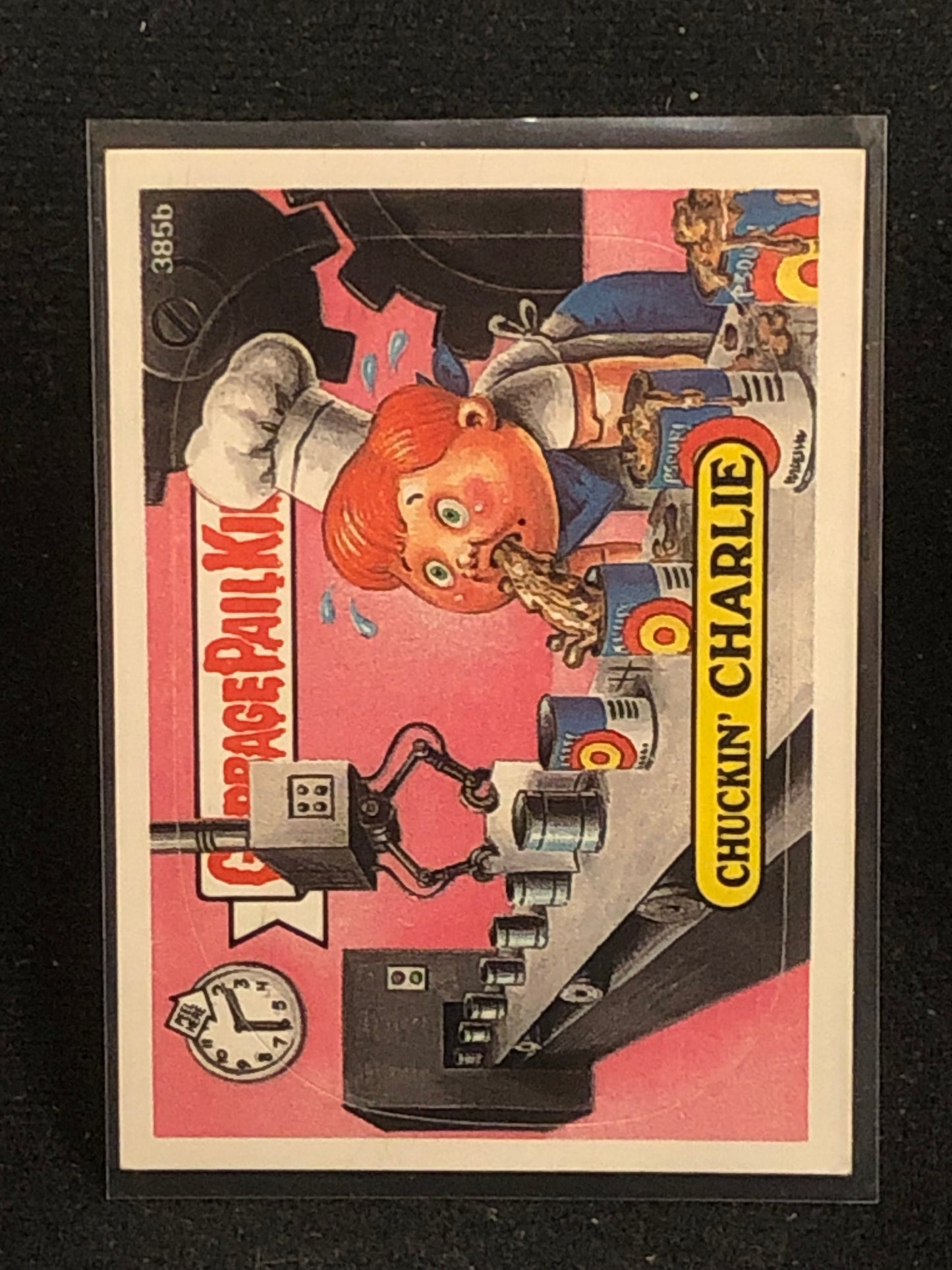 Garbage Pail Kids Original Series 10 (os10) 385b Chuckin Charlie