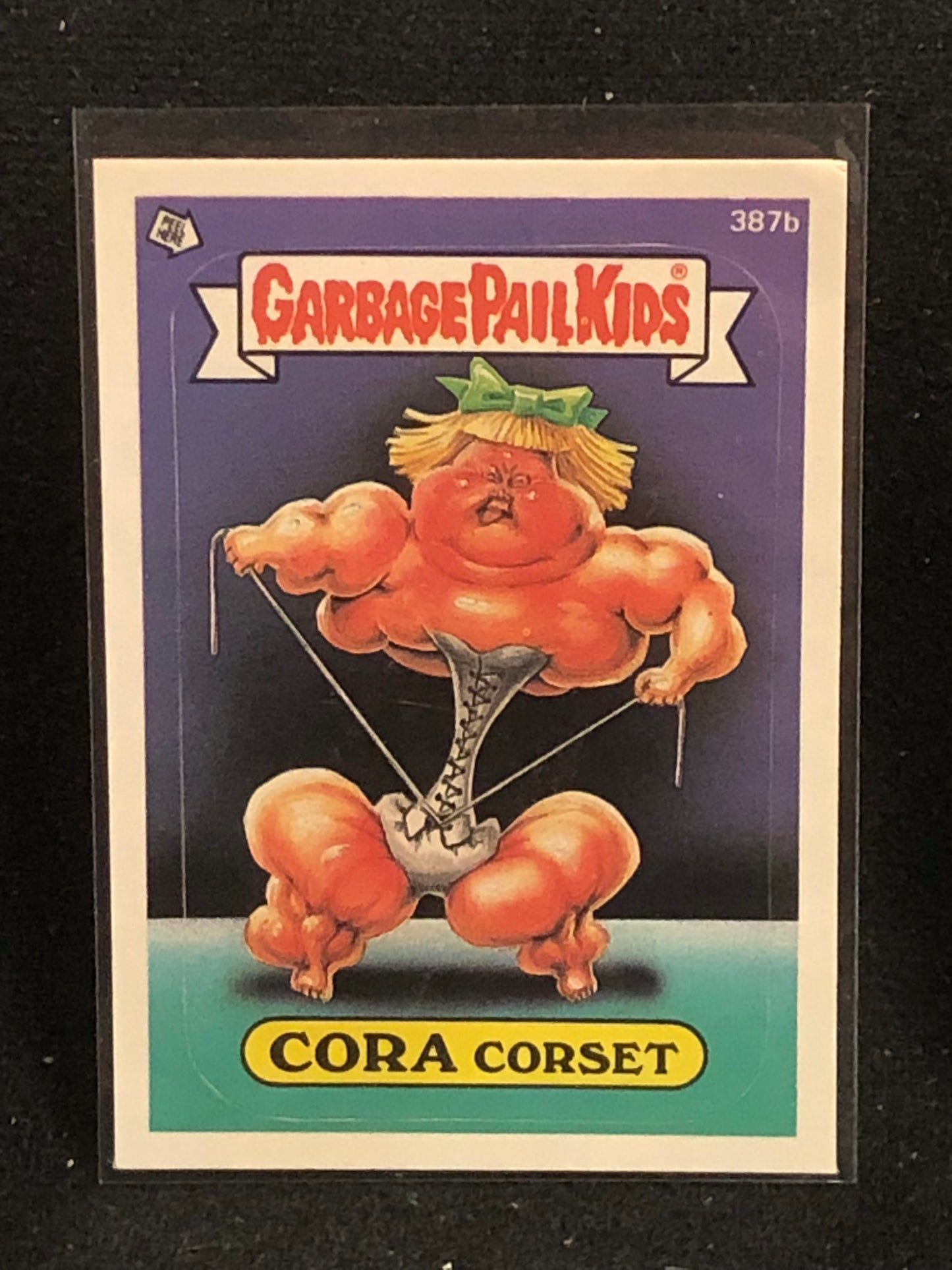 Garbage Pail Kids Original Series 10 (os10) 387b Cora Corset
