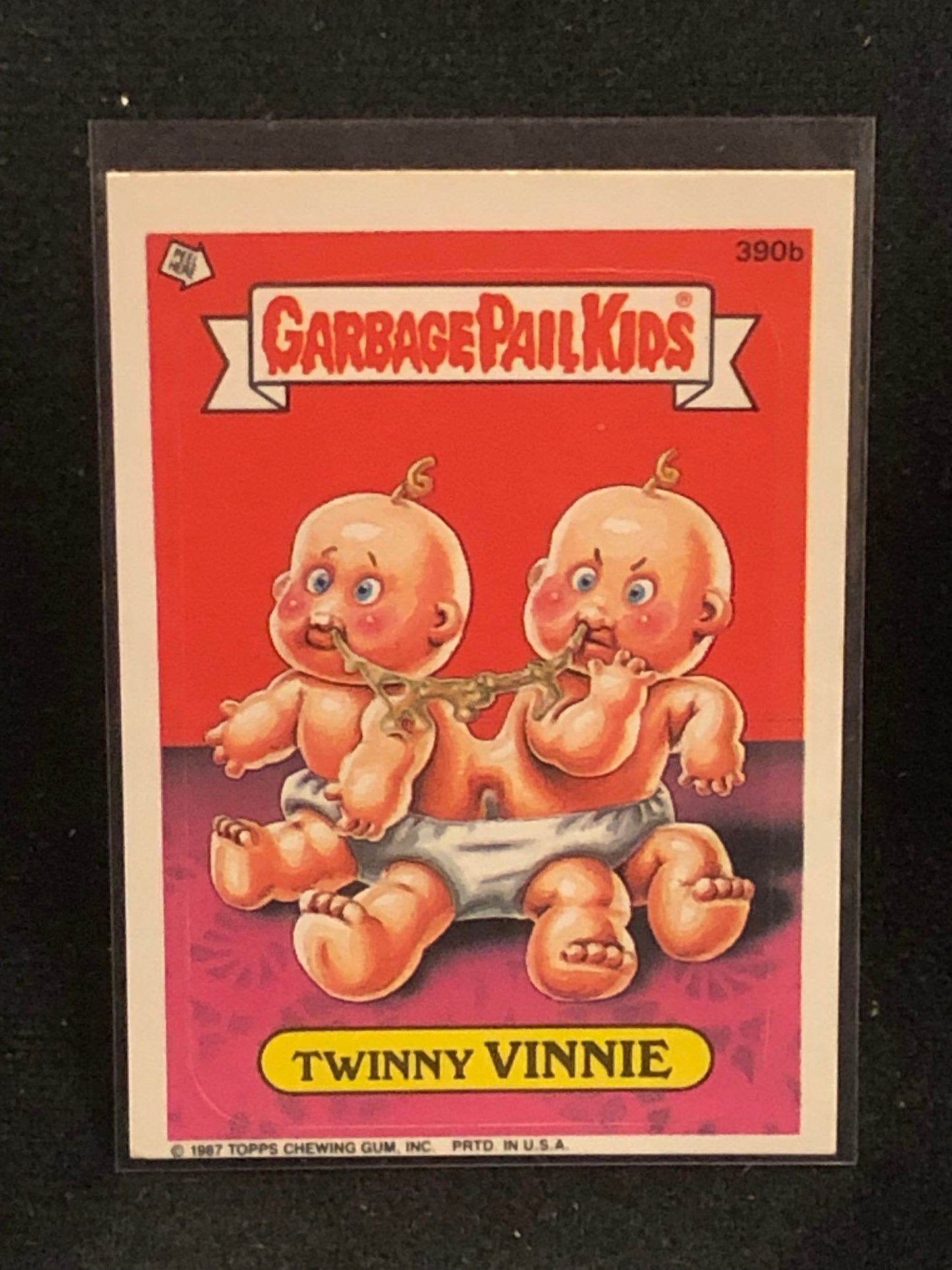 Garbage Pail Kids Original Series 10 (os10) 390b Twinny Vinnie
