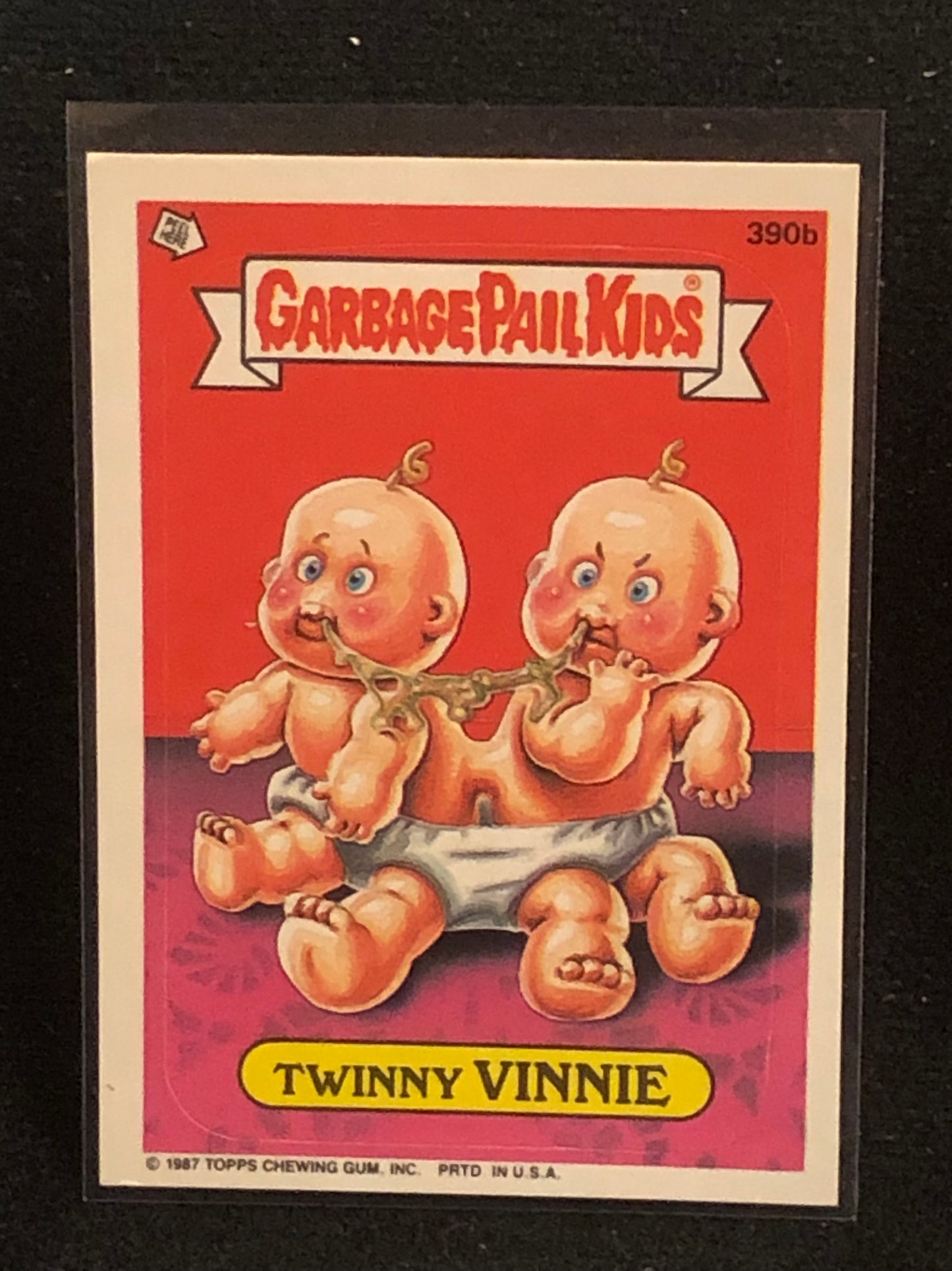 Garbage Pail Kids Original Series 10 (os10) 390b Twinny Vinnie