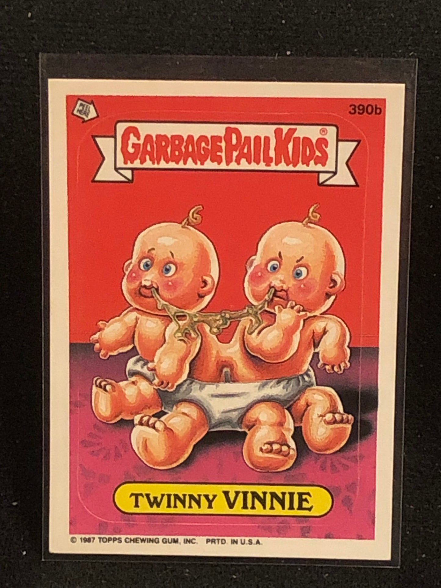 Garbage Pail Kids Original Series 10 (os10) 390b Twinny Vinnie