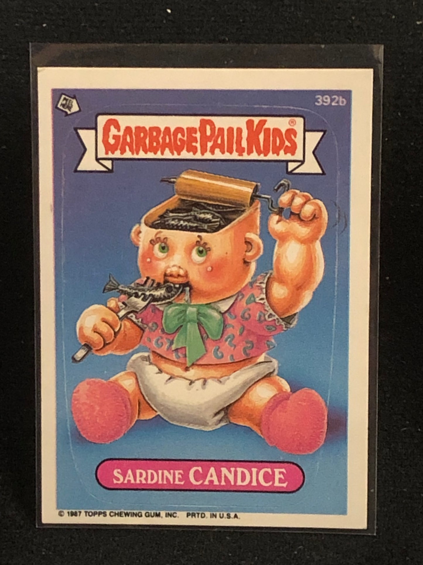 Garbage Pail Kids Original Series 10 (os10) 392b Sardine Candice