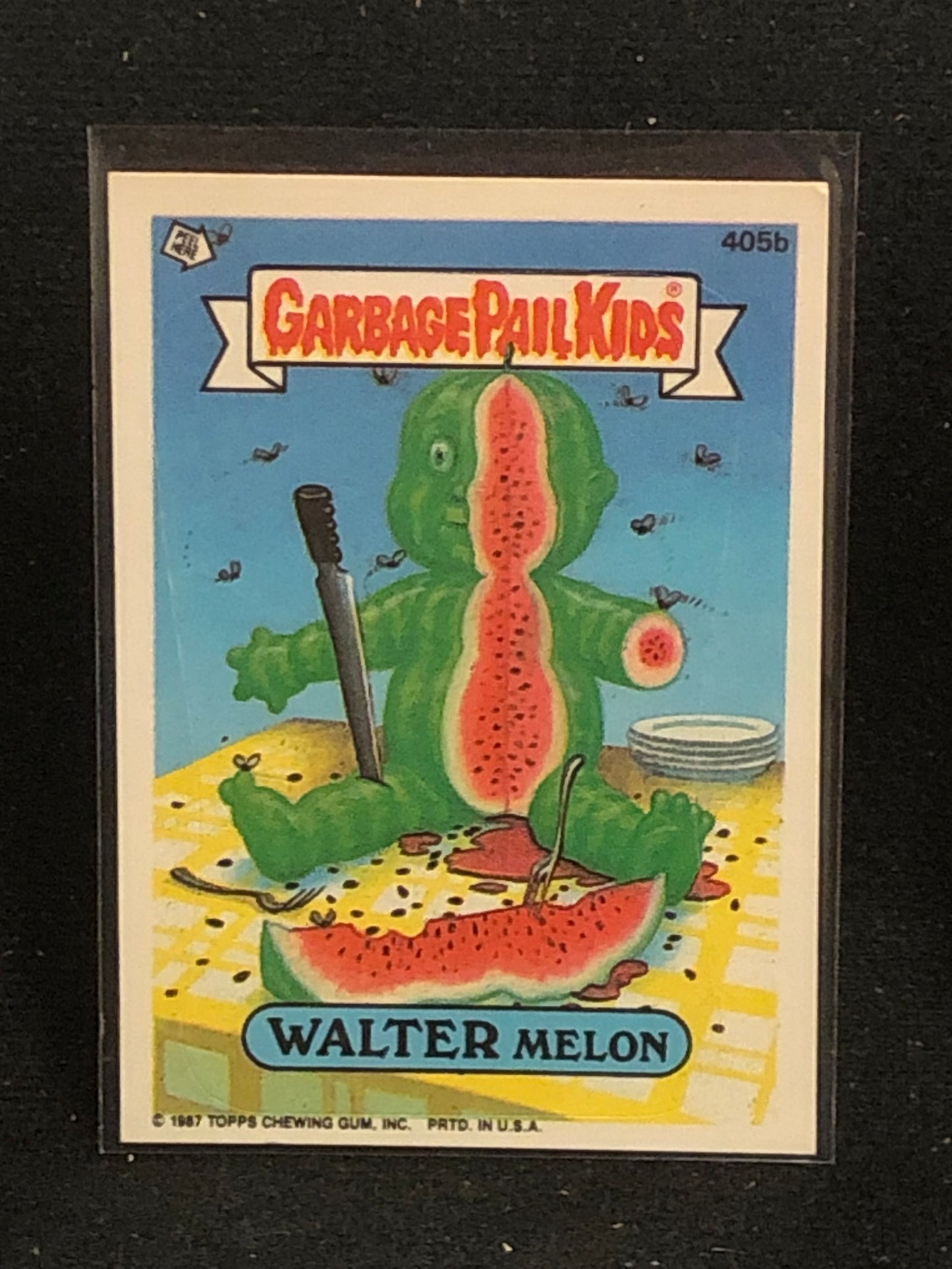 Garbage Pail Kids Original Series 10 (os10) 405b Walter Melon