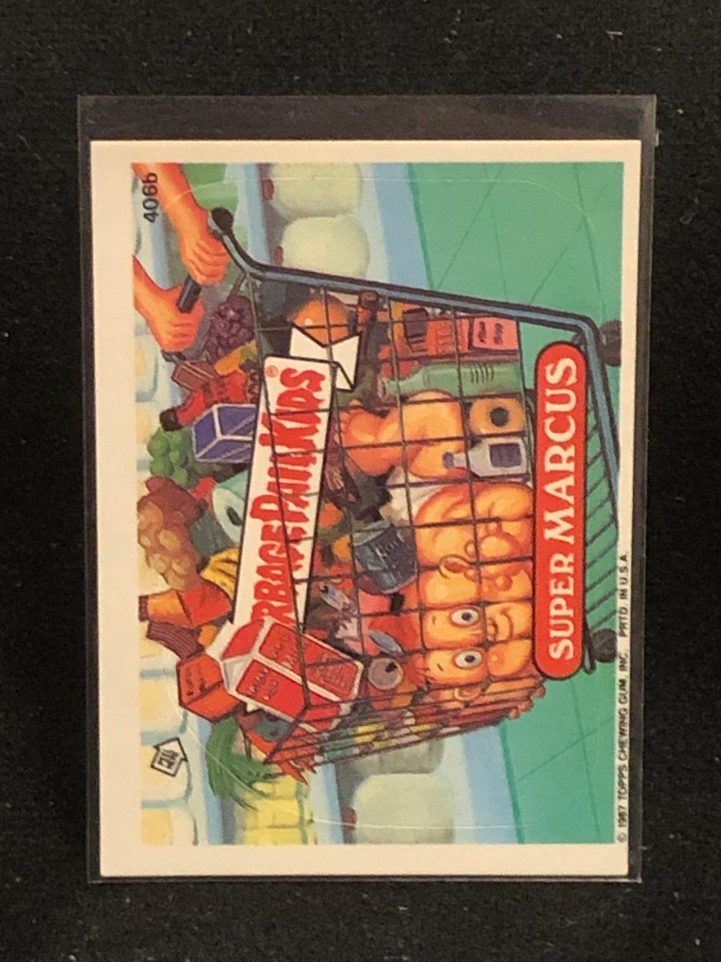 Garbage Pail Kids Original Series 10 (os10) 406b Super Marcus
