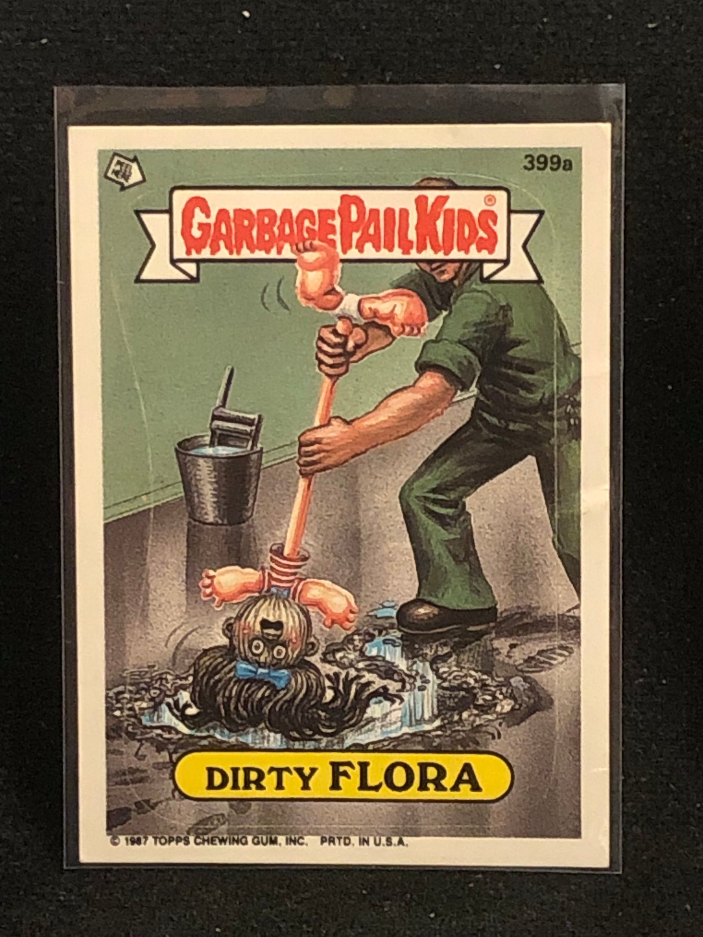 Garbage Pail Kids Original Series 10 (os10) 399a Dirty Flora