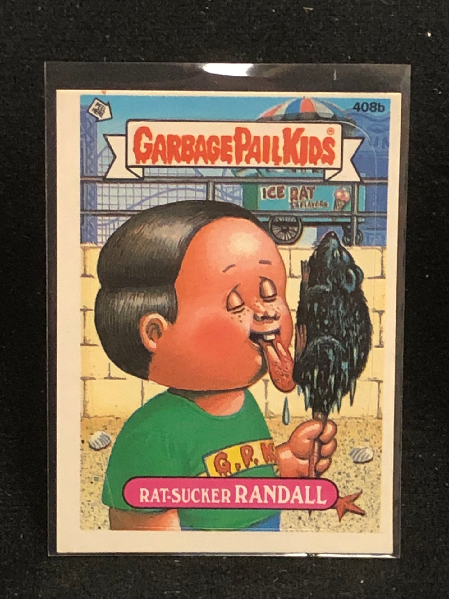 Garbage Pail Kids Original Series 10 (os10) 408b Rat Sucker Randall