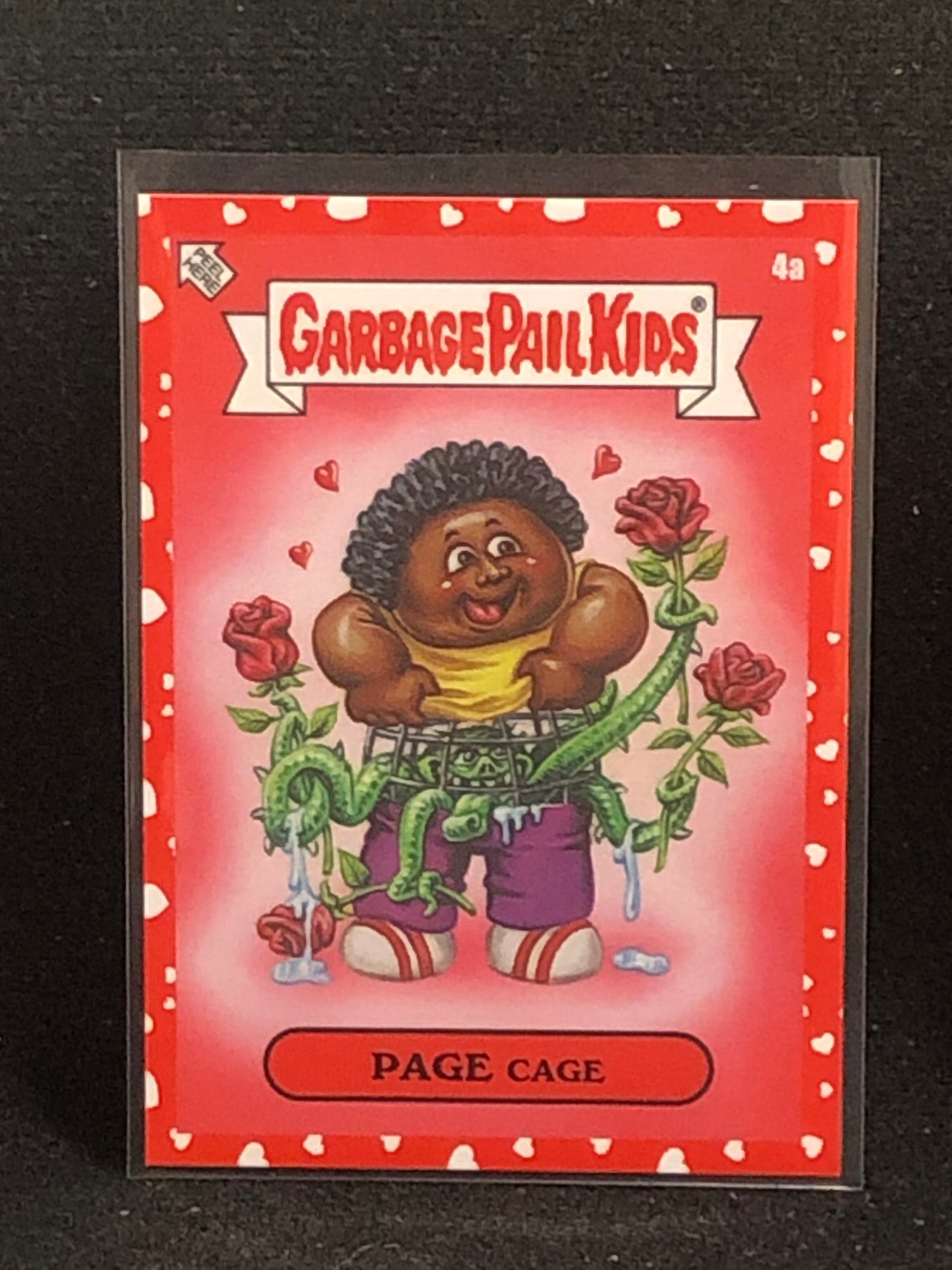 2025 Garbage Pail Kids Valentines Day Red Heart Border Singles