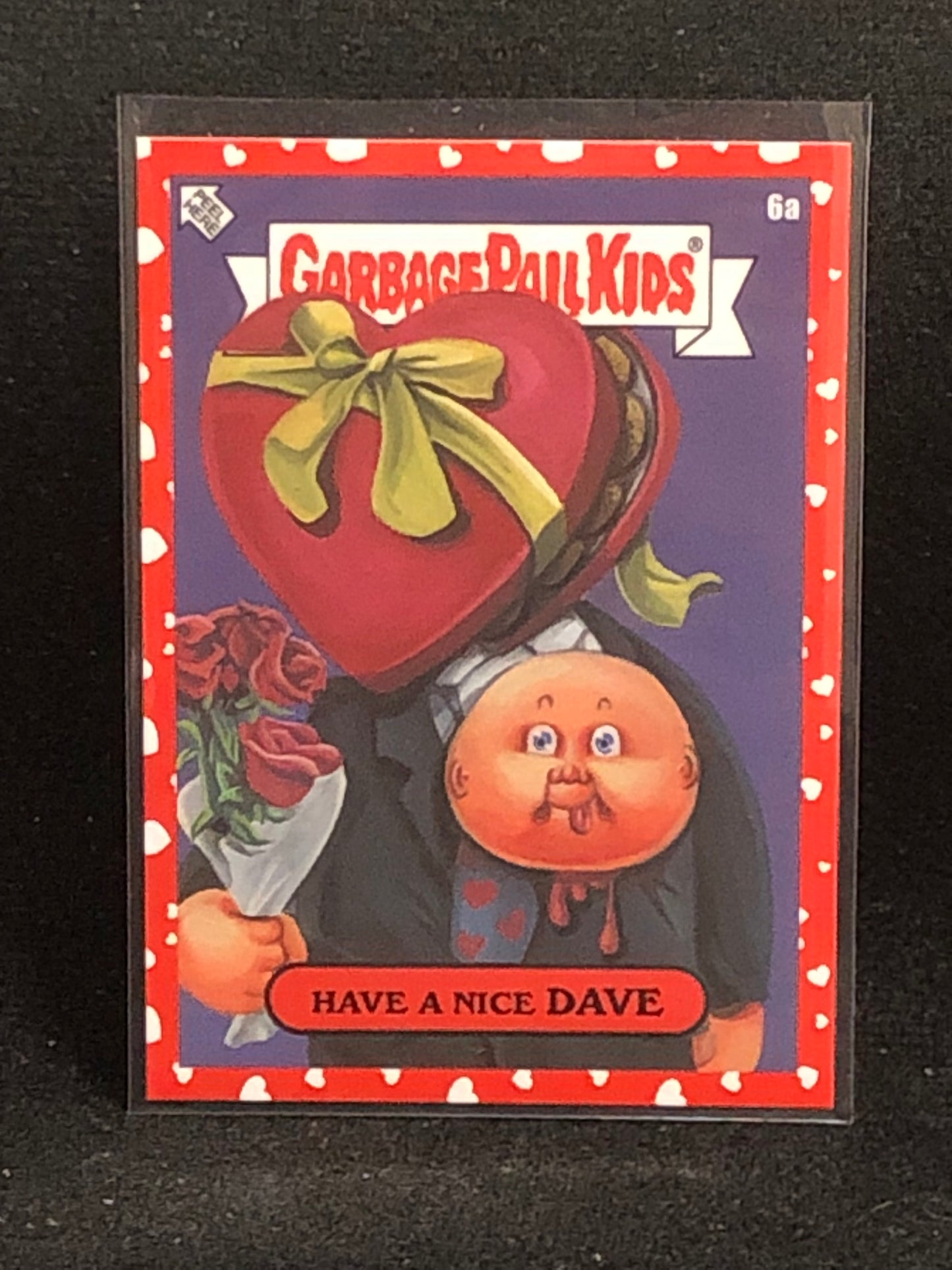 2025 Garbage Pail Kids Valentines Day Red Heart Border Singles
