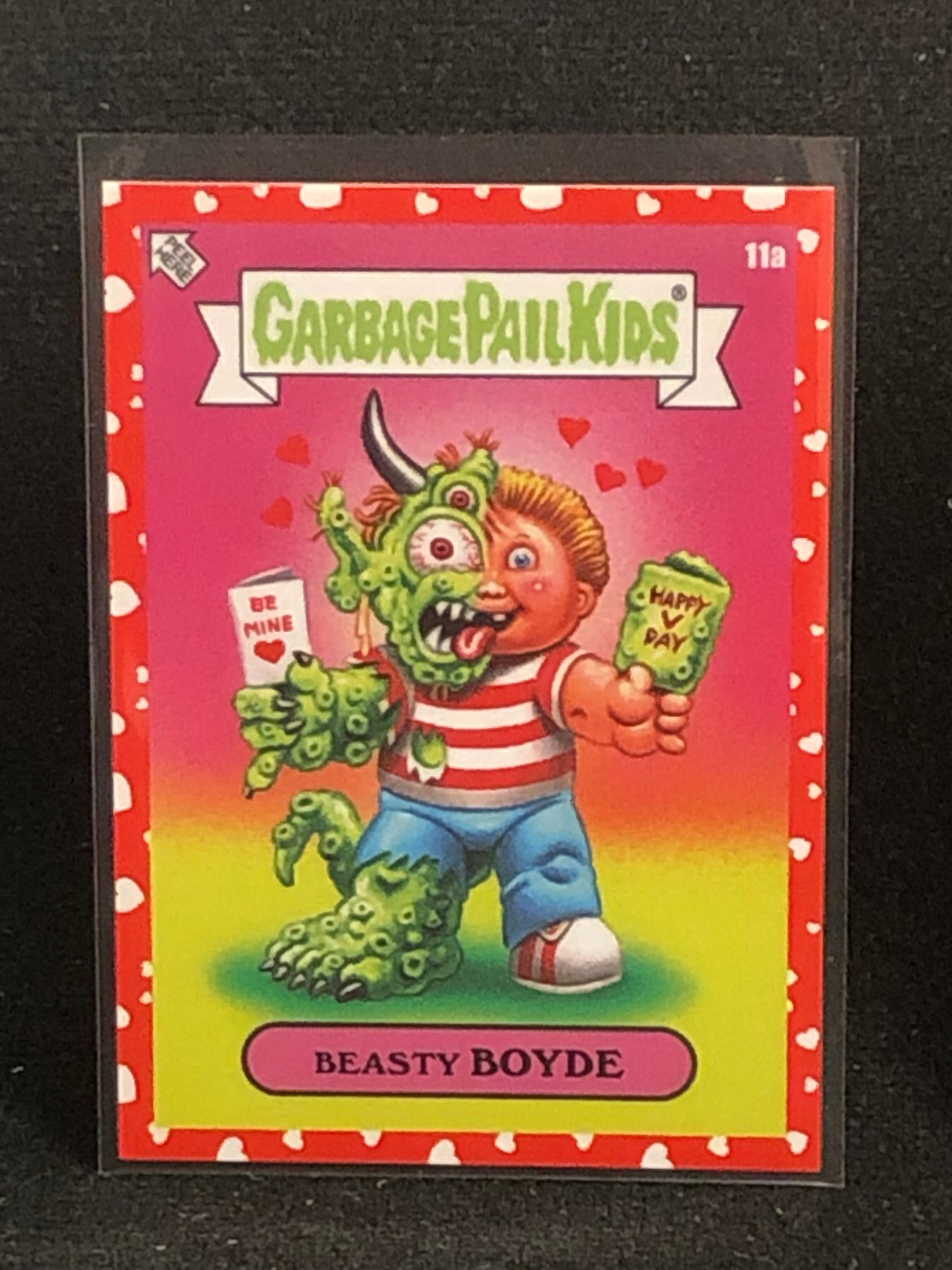 2025 Garbage Pail Kids Valentines Day Red Heart Border Singles