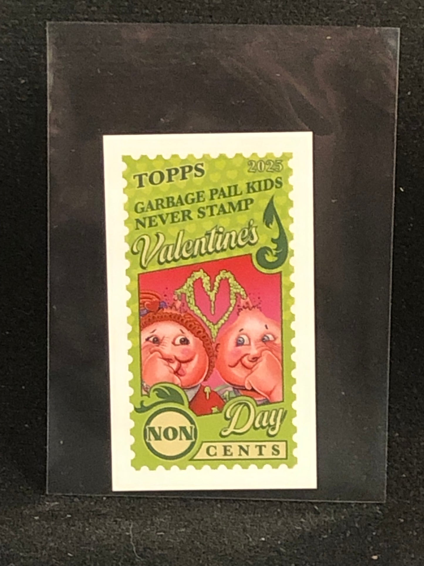 2025 Garbage Pail Kids Valentines Day Never Stamp Insert Singles