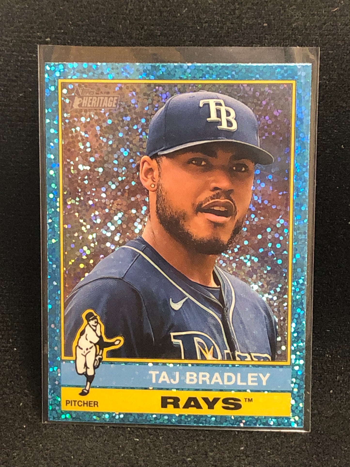 2025 Topps Heritage Baseball U-PICK Light Blue Sparkle Singles